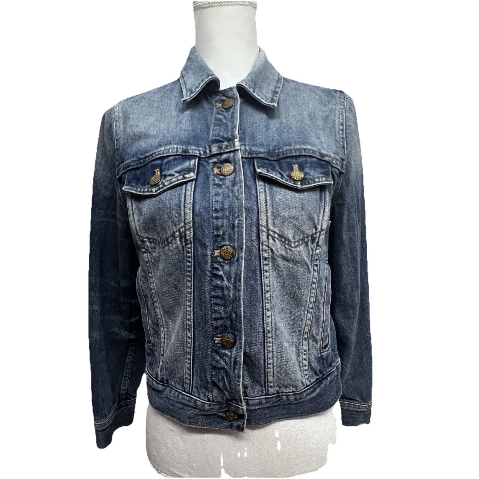 Madewell Madewell Stonewash Relaxed Denim Button Up Jean Jacket S Size S / US 4 / IT 40 - 1 Thumbnail