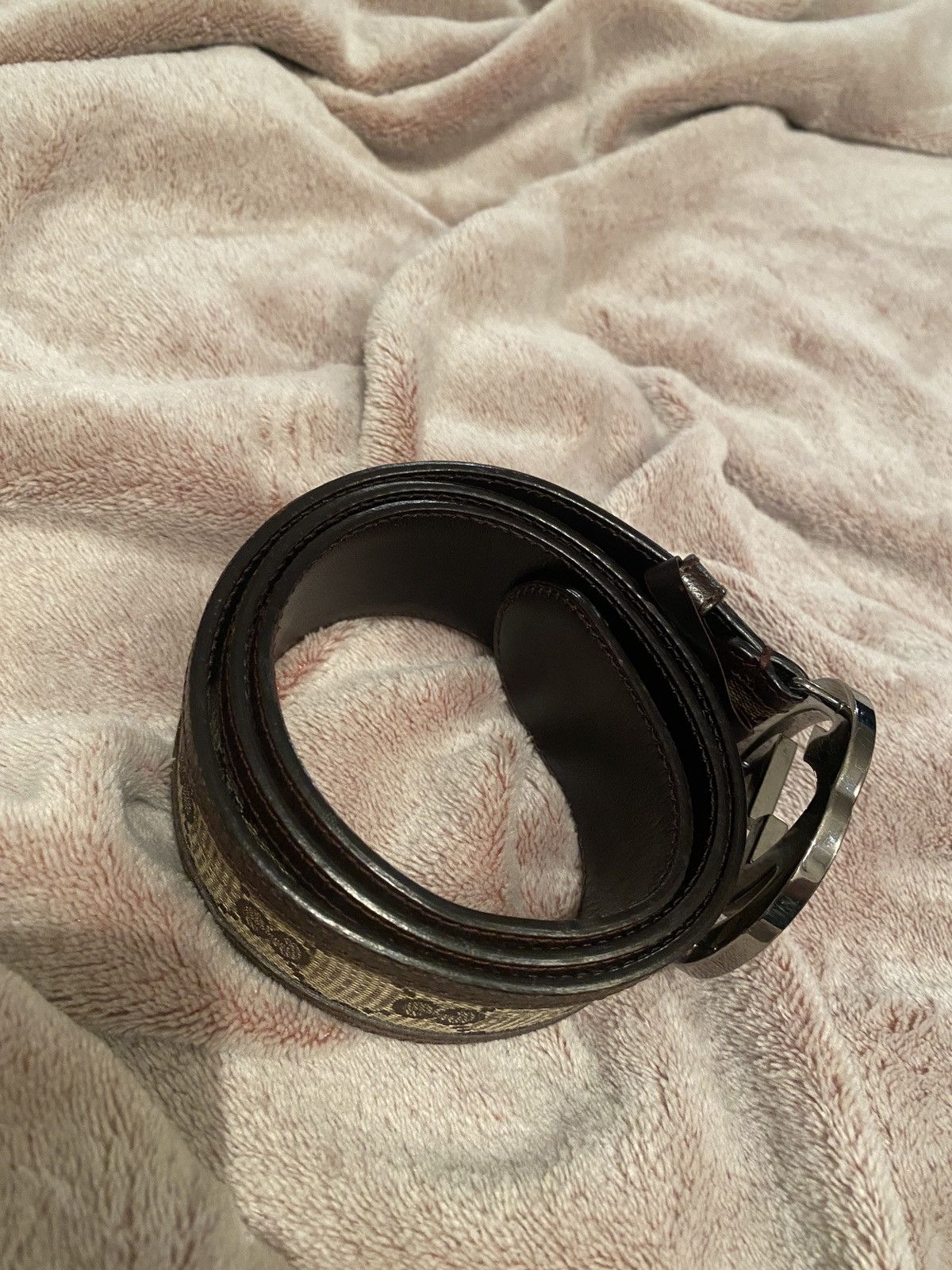Gucci Gucci monogram belt size 80 Size ONE SIZE - 14 Thumbnail