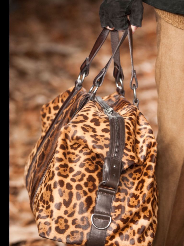John Varvatos Leopard duffle Size ONE SIZE - 4 Thumbnail