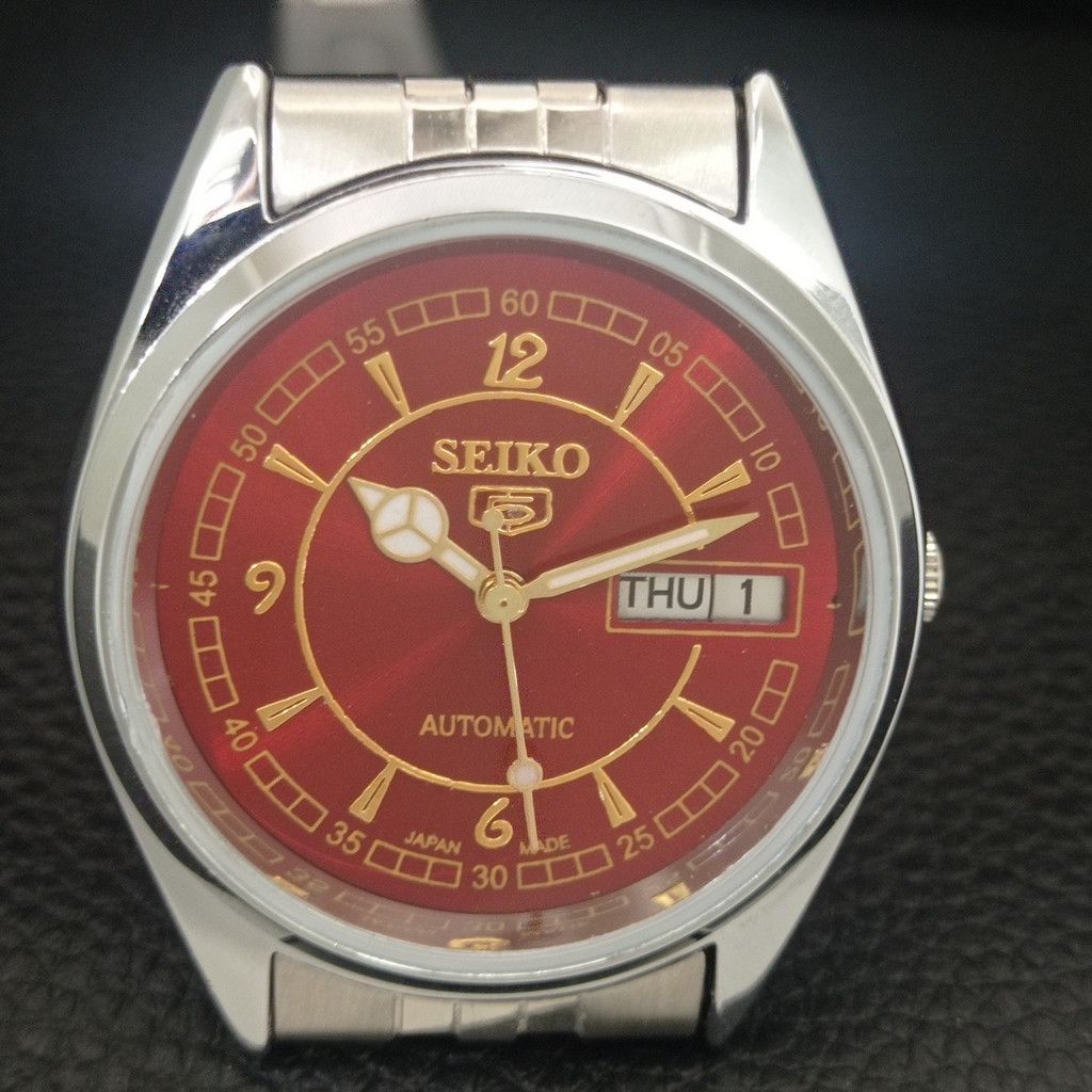 Seiko REFURBISHED VINTAGE SEIKO 5 AUTO JAPAN MENS WATCH a443335 Size 36 - 4 Thumbnail
