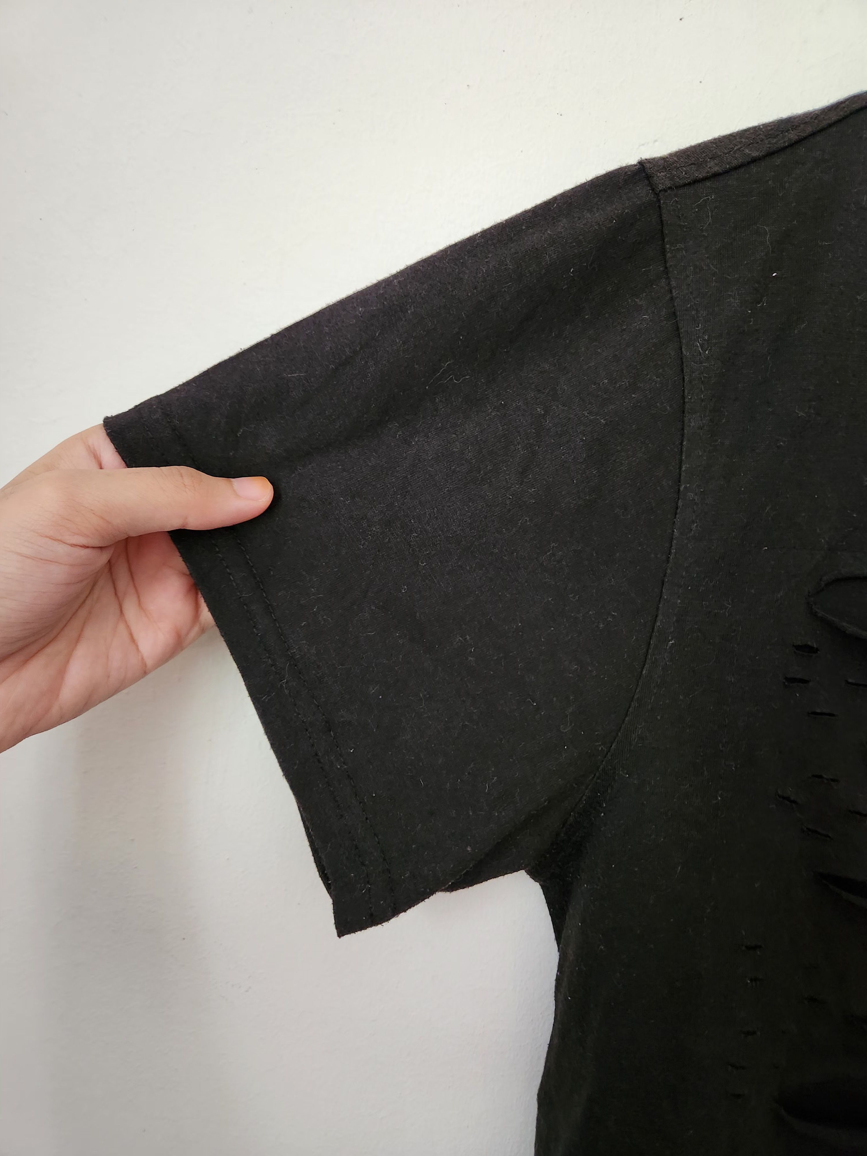 Other Ripped Black Tee B&M Size US M / EU 48-50 / 2 - 3 Thumbnail