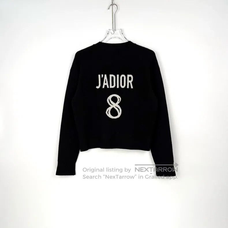 Dior Dior Black number 8 cashmere sweater Size XS / US 0-2 / IT 36-38 - 4 Thumbnail