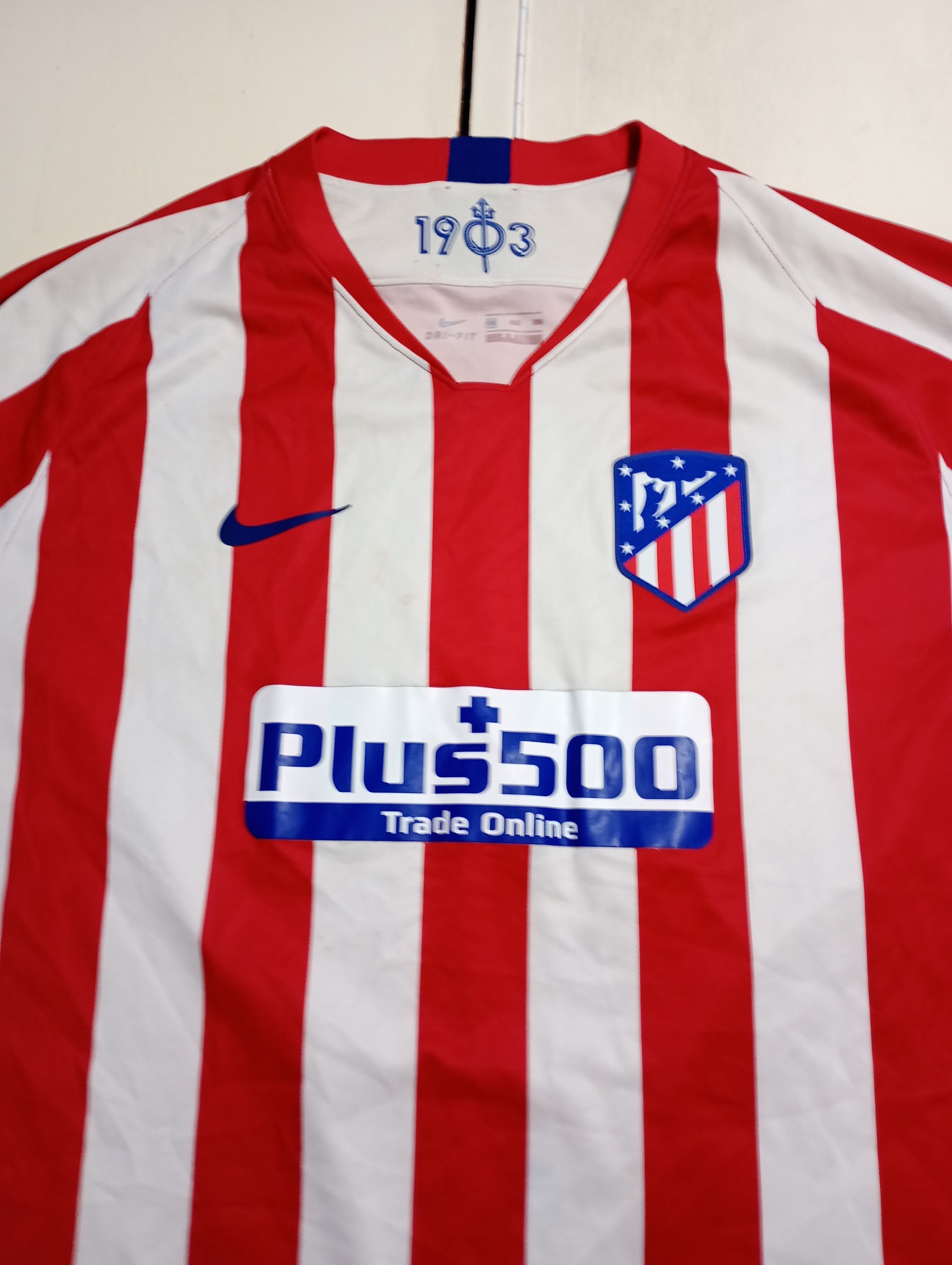 Nike Nike Atletico Madrid Home jersey 2019-2020 Size US XXL / EU 58 / 5 - 6 Thumbnail