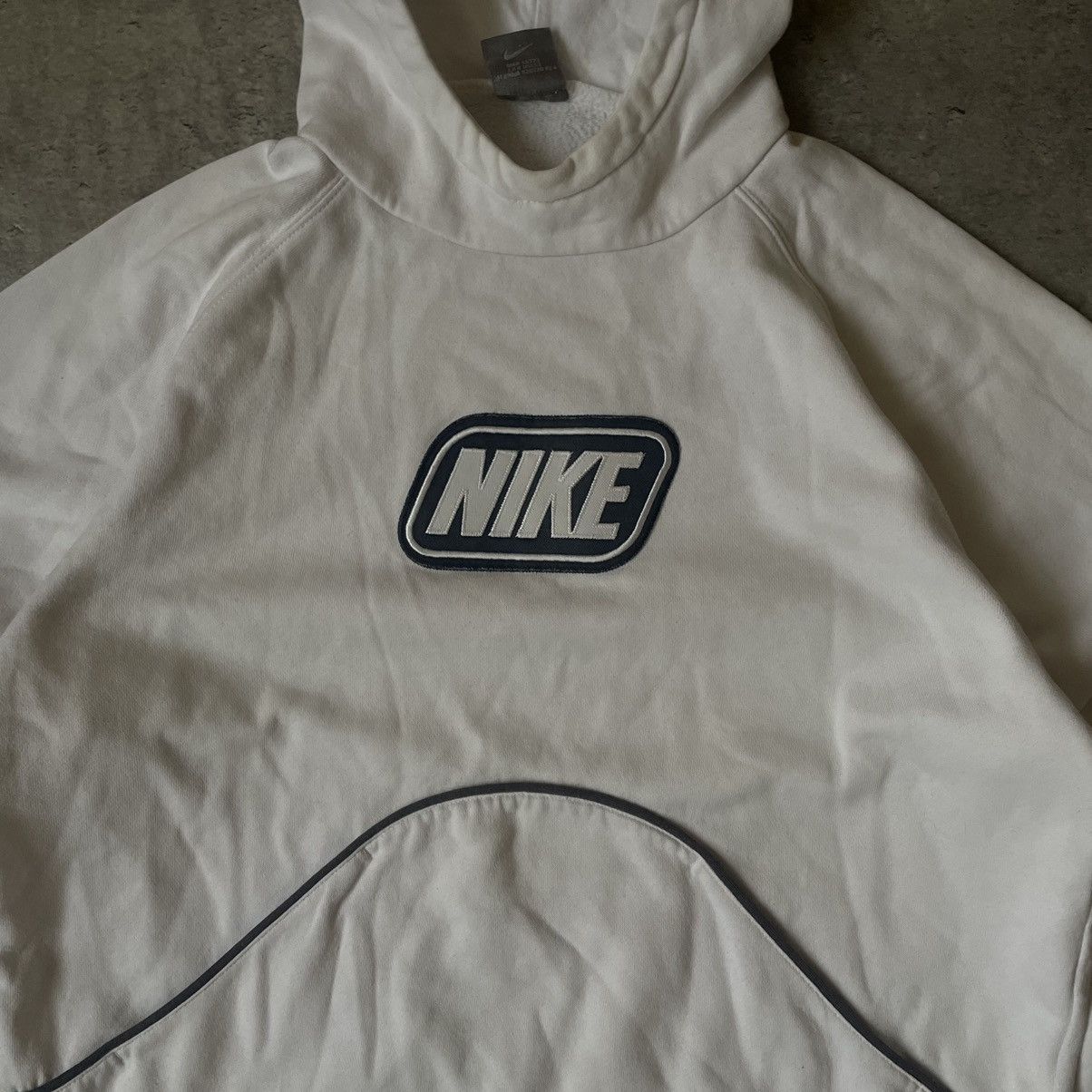 Nike × Vintage Vintage Nike 90s Central Logo Hoodie Size US S / EU 44-46 / 1 - 2 Thumbnail
