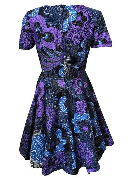 Other VIntage Retro Style African Print Casual Dress Size XXL / US 16-18 / IT 52-54 - 2 Thumbnail