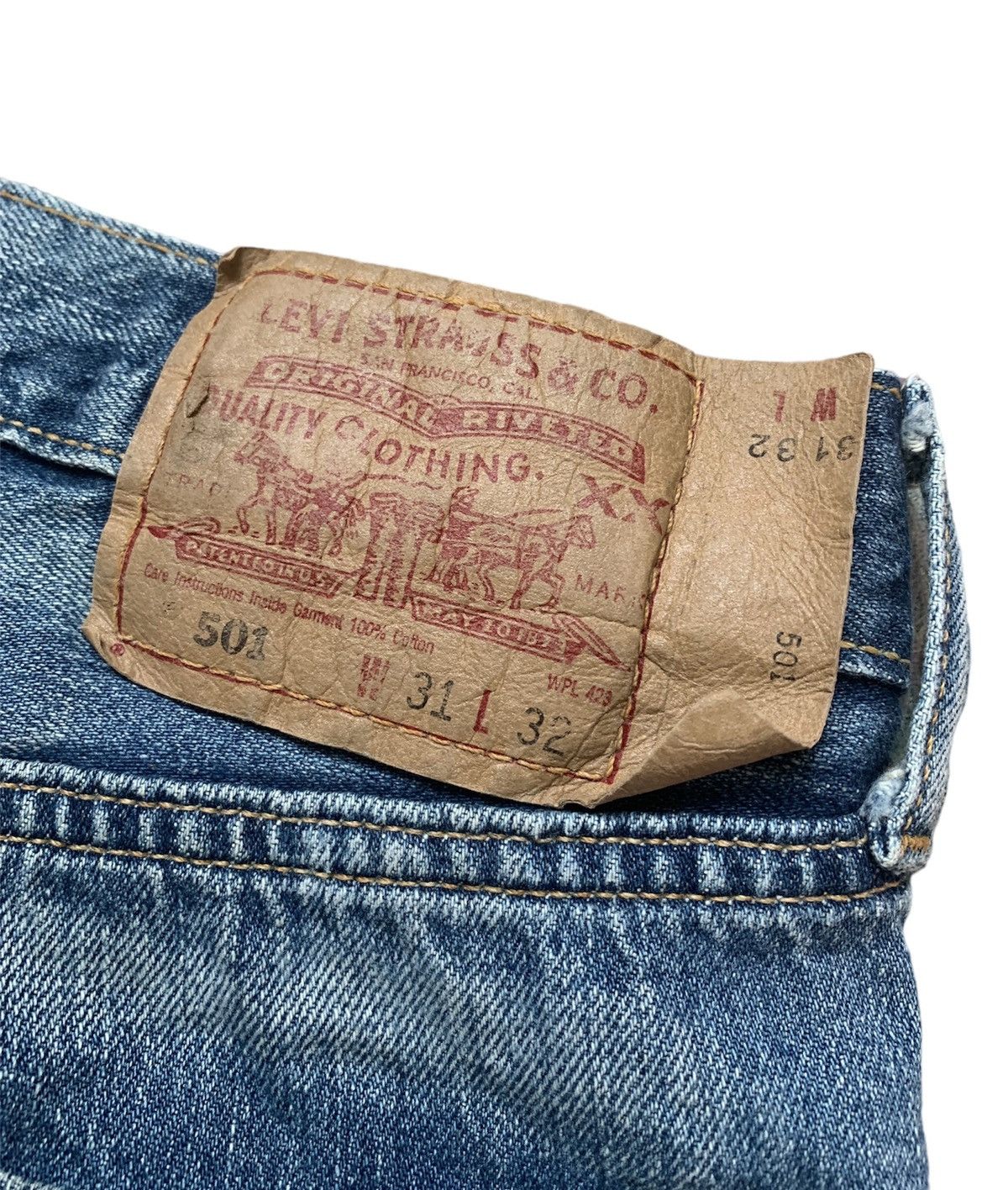 Levi's × Vintage vintage levis 501 jorts custom distress Size US 31 - 5 Thumbnail