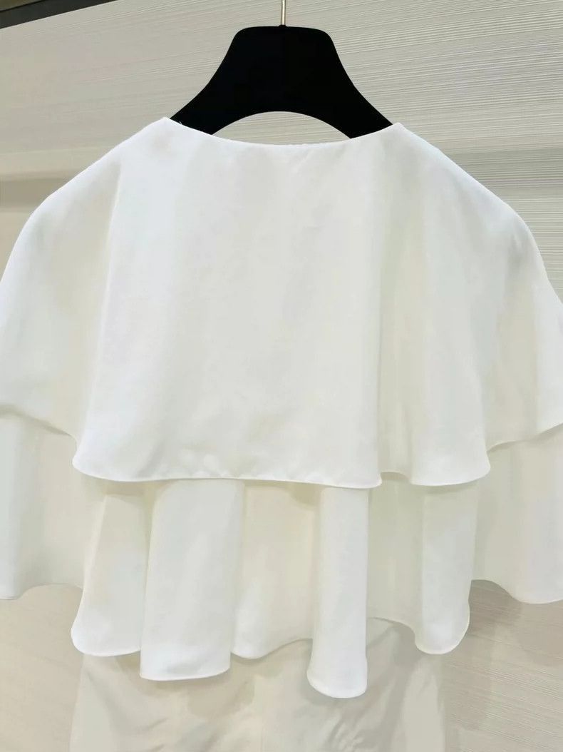 Loewe white silk blouse by Loewe-2507 Size US S / EU 44-46 / 1 - 4 Thumbnail