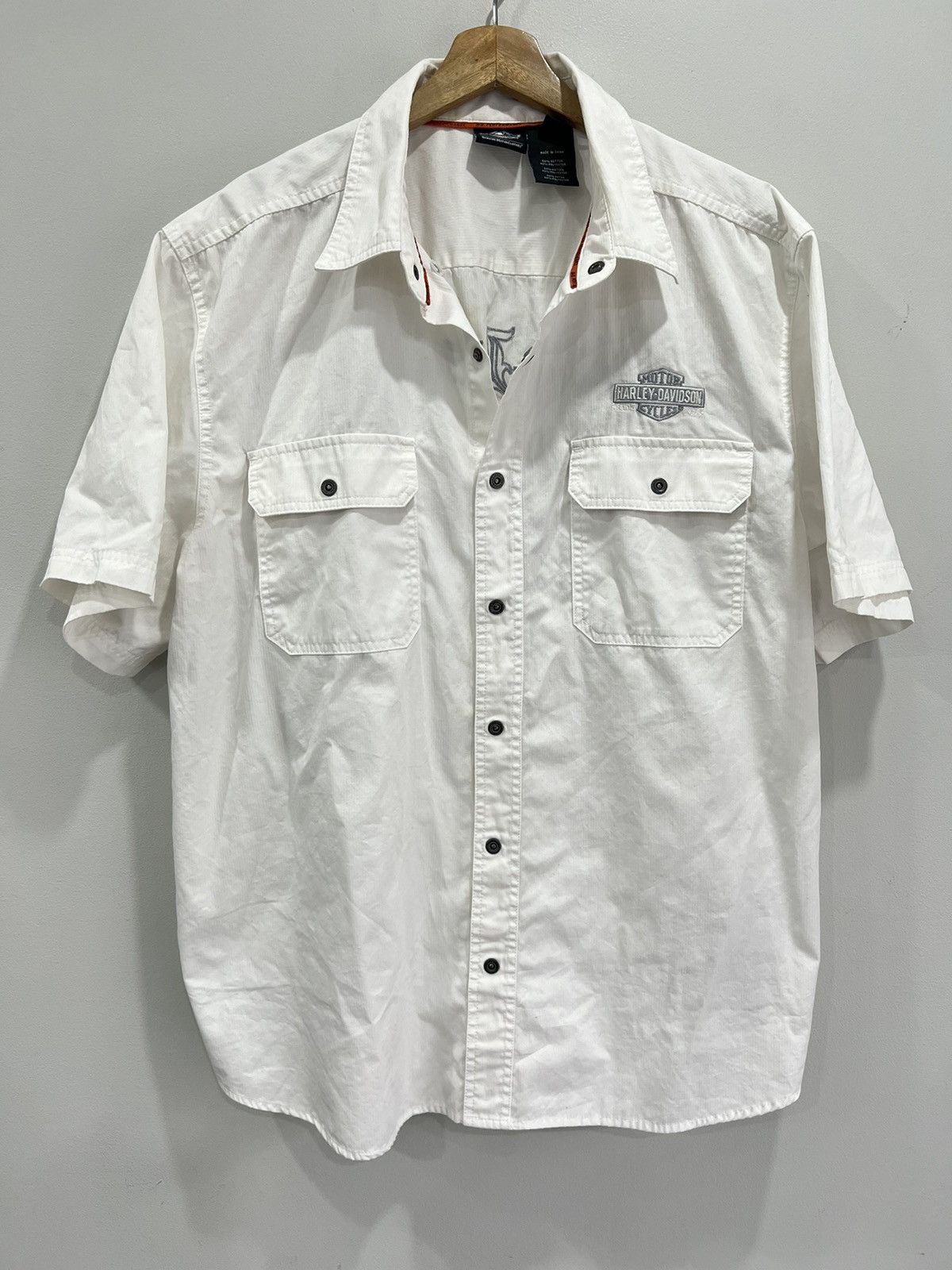 Harley Davidson Vintage Harley Davidson Button Up Shirt xxl Size US XXL / EU 58 / 5 - 1 Thumbnail
