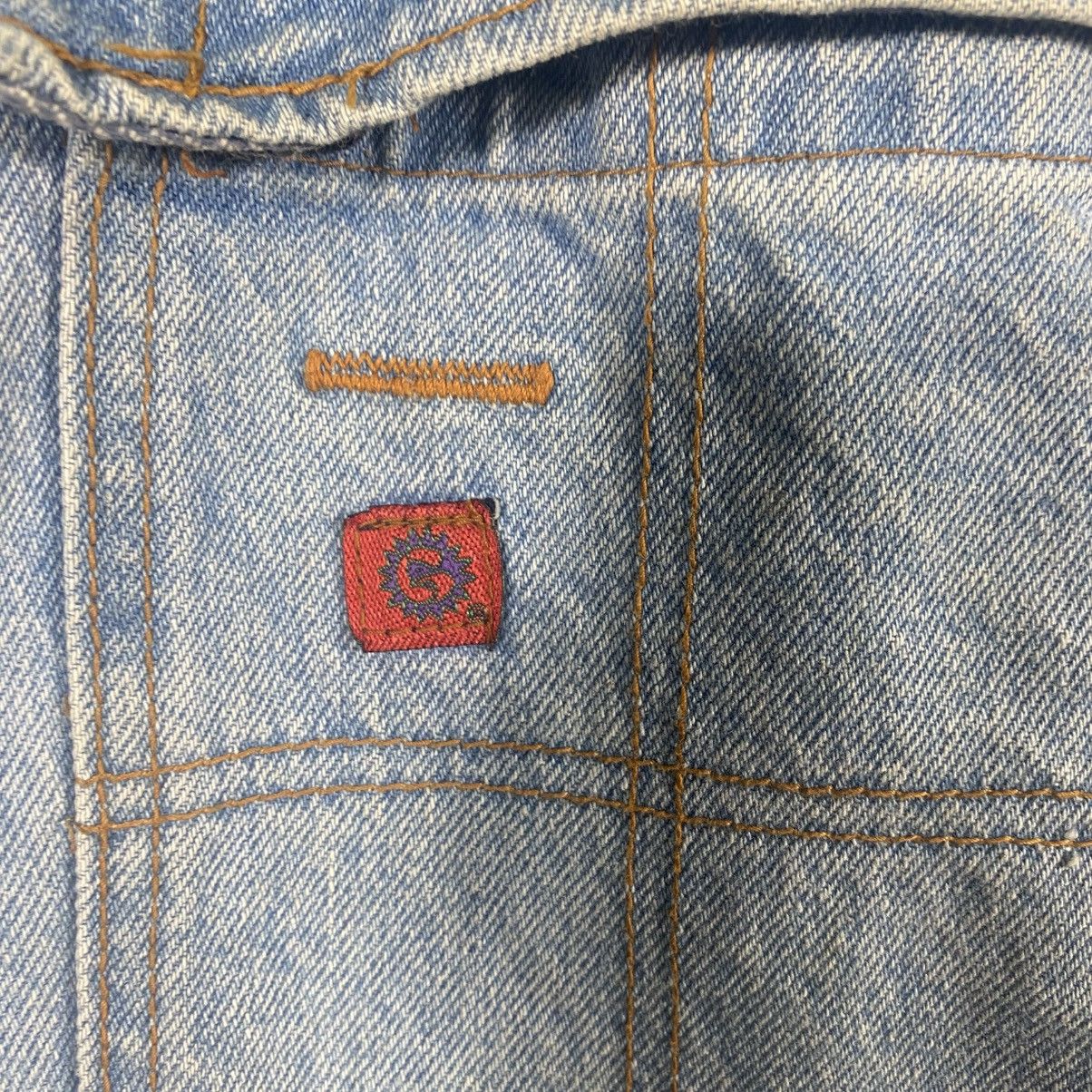 Gotcha × Vintage Vintage 90s Gotcha Denim Anorak Hoodie Half Zip Sweatshirt Size US L / EU 52-54 / 3 - 8 Thumbnail