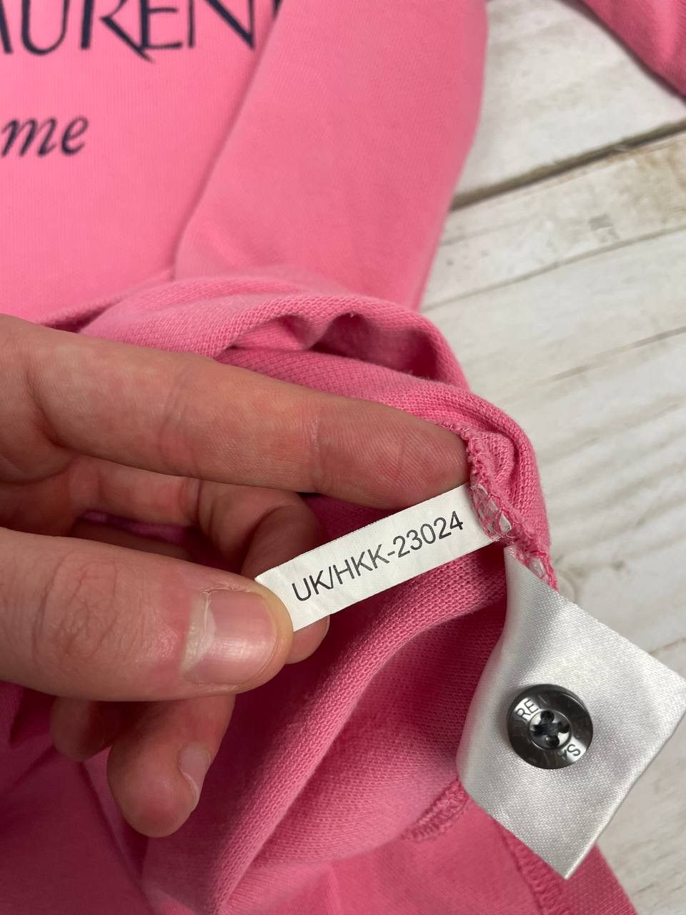 Vintage Yves Saint Laurent Polo Shirt Big Logo YSL Luxury