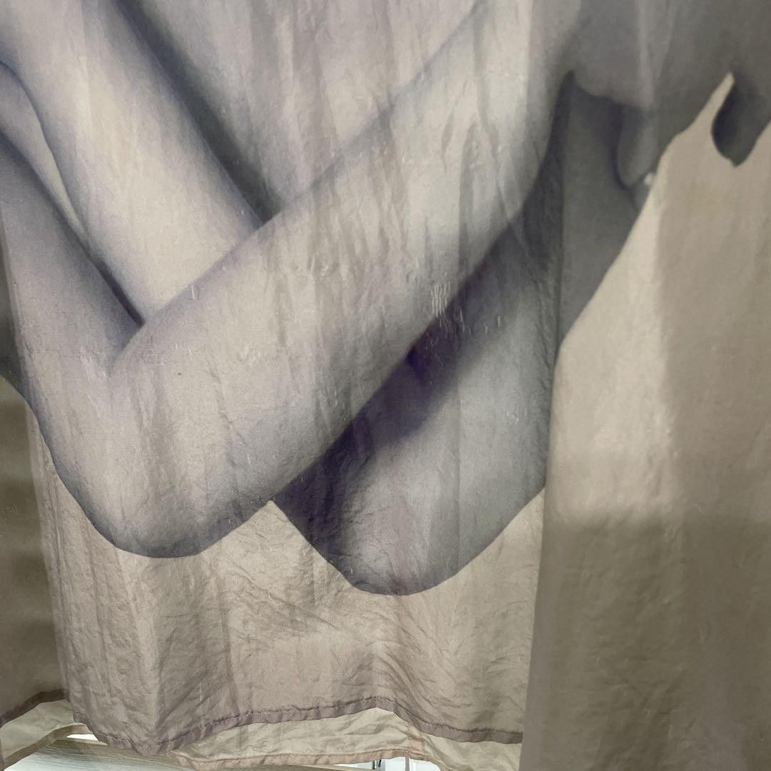 Yohji Yamamoto POUR HOMME 18ss Uchida Suzume collab silk shirts HW-B28-422 Size US L / EU 52-54 / 3 - 6 Thumbnail