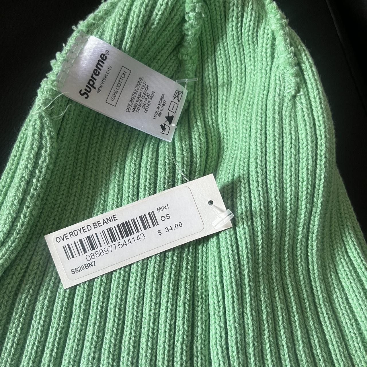 Supreme Supreme Mint Overdyed Beanie Size ONE SIZE - 4 Thumbnail