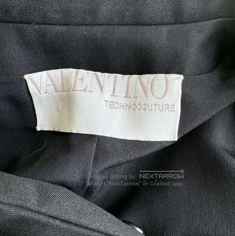 Valentino Valentino Women's Black Wool Mid-Length Coat . Size S / US 4 / IT 40 - 4 Thumbnail