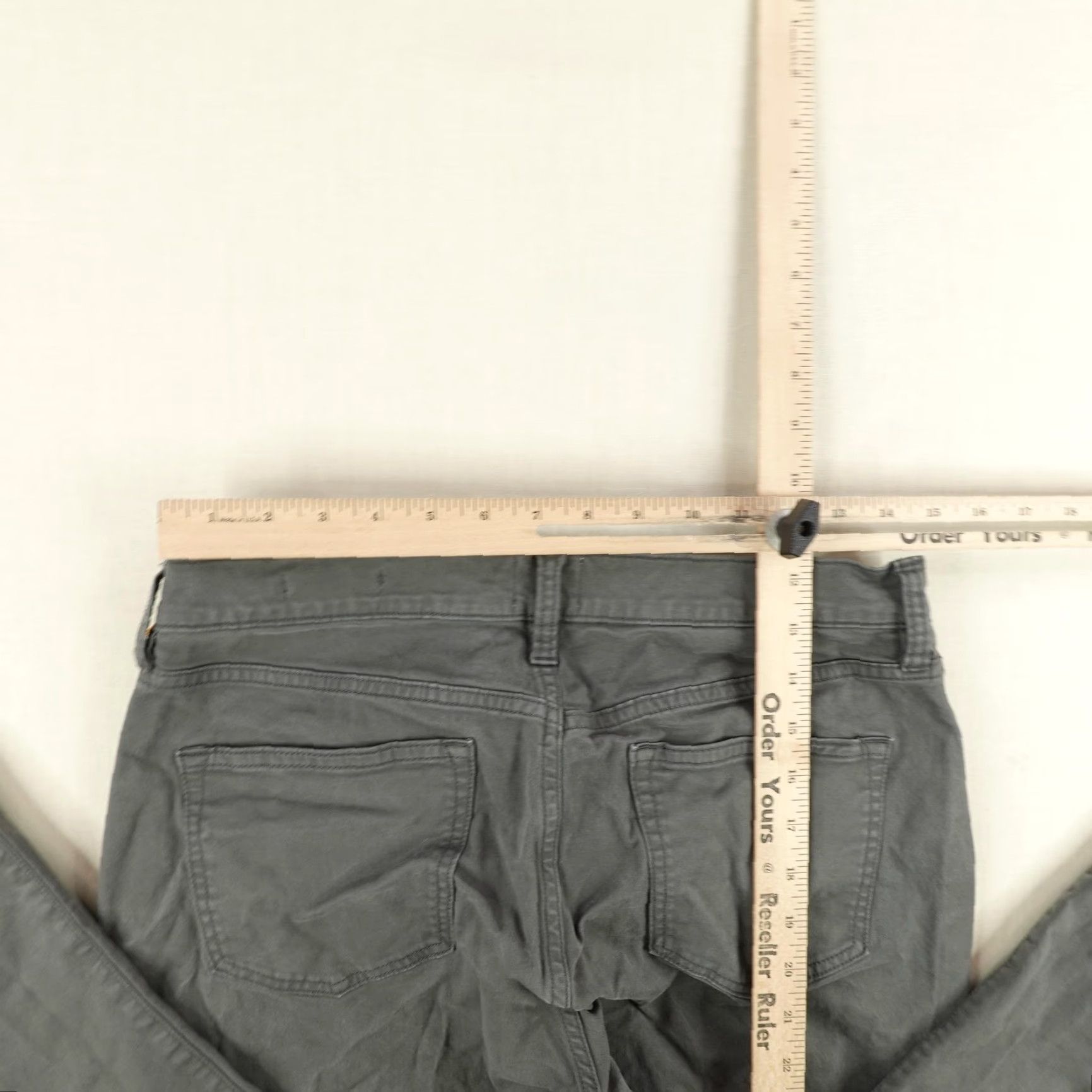 Flint And Tinder Flint and Tinder Pants Mens 31x32 Gray Slim Fit Stretch Chino Outdoors Work Flex Size US 31 - 7 Thumbnail