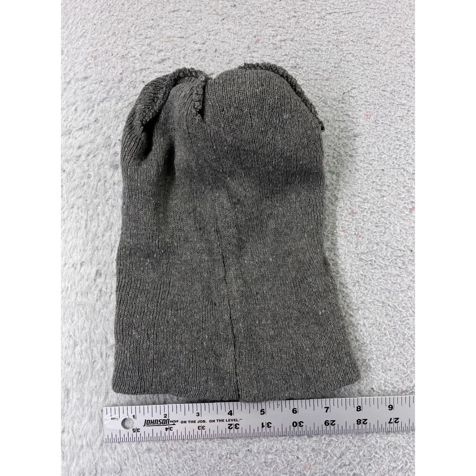 Vintage Sport-Tek Beanie Toque Women's One Size Purple Gray Stripe Knit 100% Acrylic Winter Ski Hat Mens Womens Size ONE SIZE - 6 Thumbnail