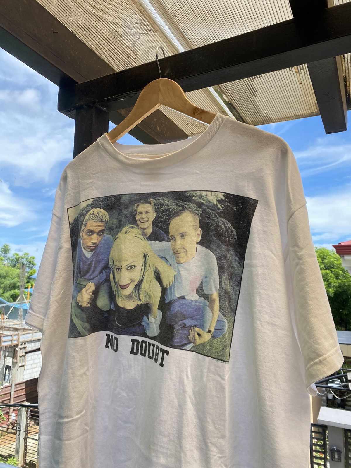 No Doubt 1997 Vintage White Tour Shirt Used -Unisex X-Large -Free offers Shipping