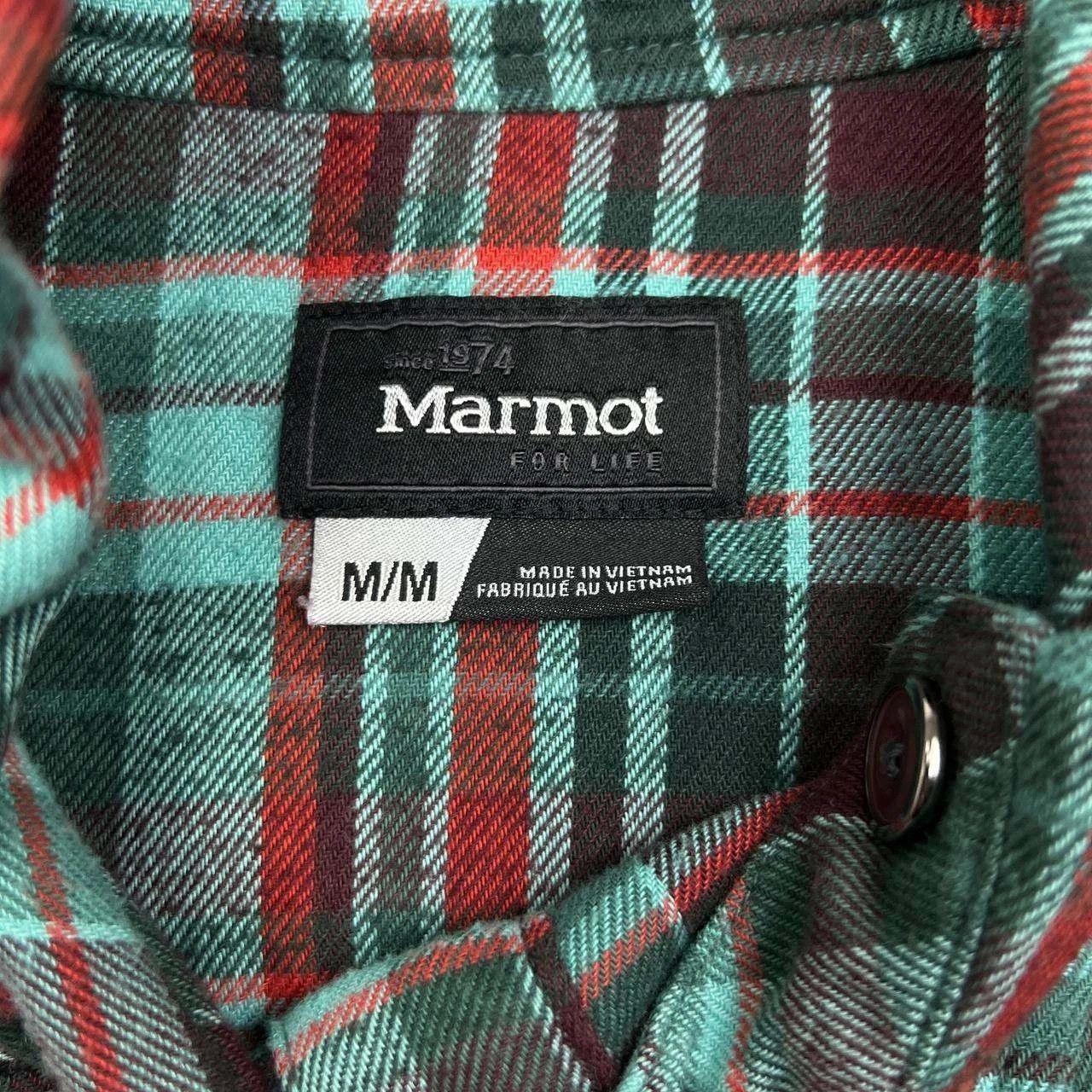 Marmot Marmot Hoodie Women Flannel Plaid Long Sleeve Pocket M Size M / US 6-8 / IT 42-44 - 2 Thumbnail