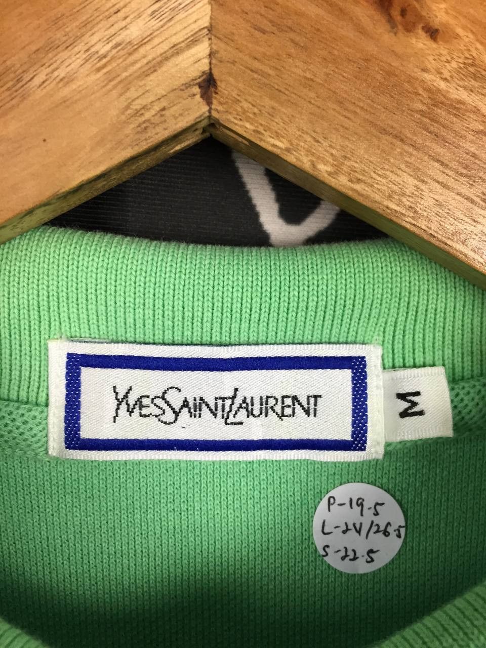 Yves Saint Laurent Vtg Yves Saint Laurent Long Sleeve Polo Shirt Size US M / EU 48-50 / 2 - 9 Thumbnail