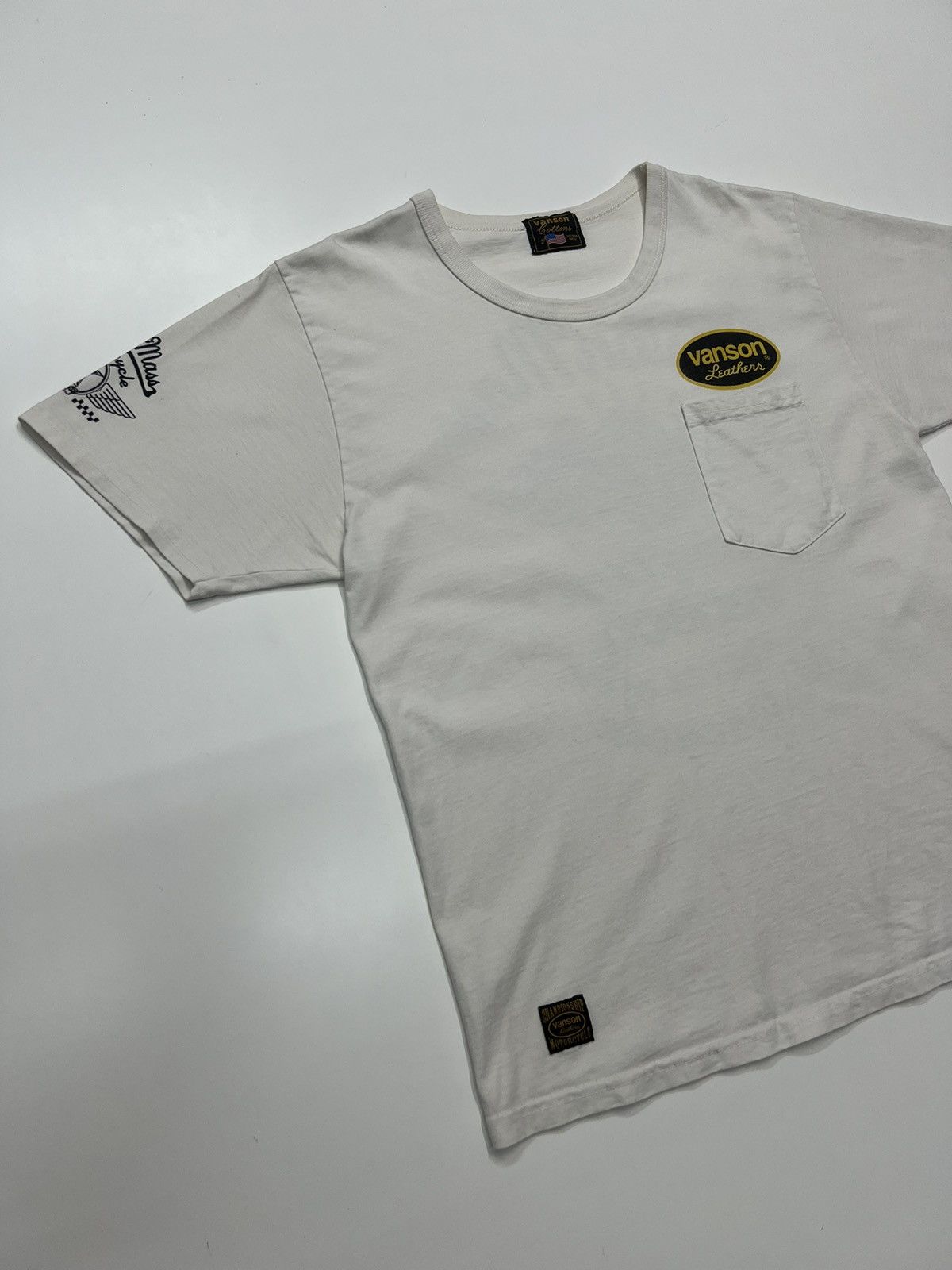 Vanson Leathers VINTAGE VANSON LEATHERS POCKET TEES Size US M / EU 48-50 / 2 - 3 Thumbnail