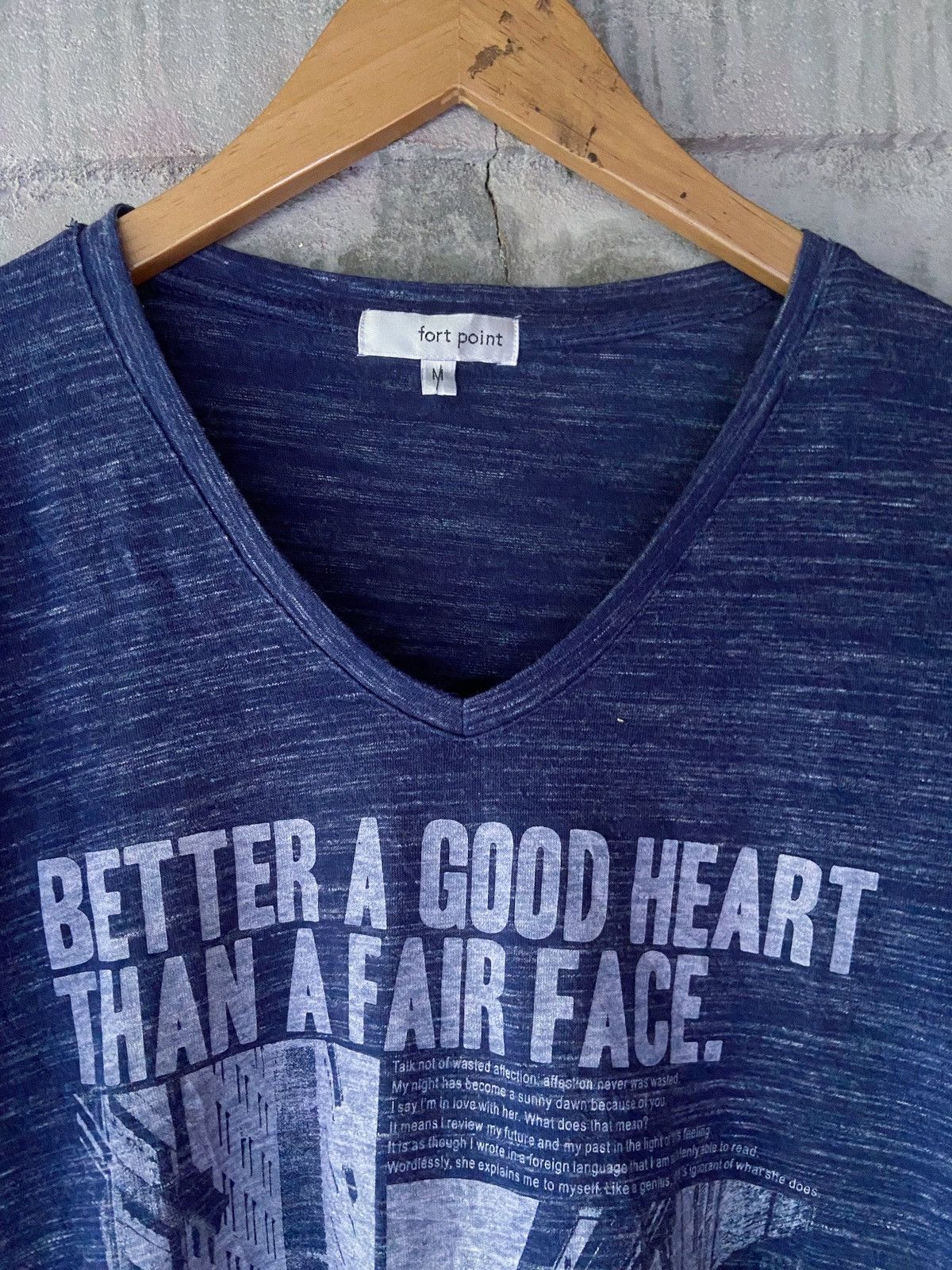 Japanese Brand BETTER A GOOD HEART THAN A FAIR FACE LONG SLEEVE Size US M / EU 48-50 / 2 - 6 Thumbnail