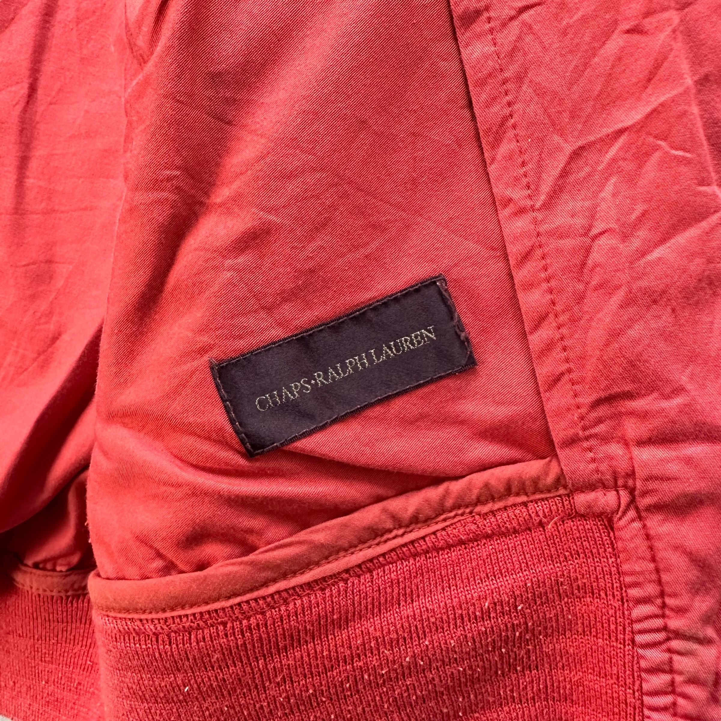 Chaps Ralph Lauren CHAPS RALPH LAUREN Oxford Eight Logo Bomber Jacket #109-1471 Size US L / EU 52-54 / 3 - 12 Thumbnail