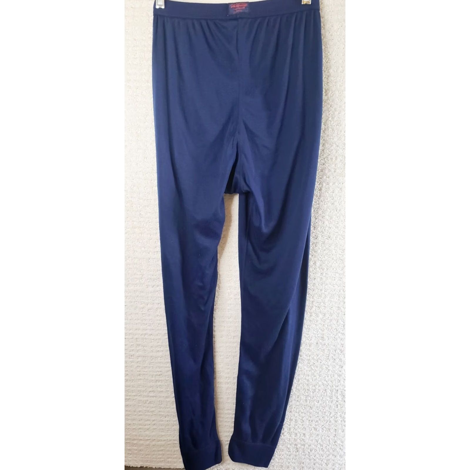 Patagonia VINTAGE Patagonia Capilene Blue Thermal Baselayer Bottoms Underwear Women L Capilene Polyester Knit Tapered Inseam 29 Size 36" / US 14 / IT 50 - 5 Thumbnail