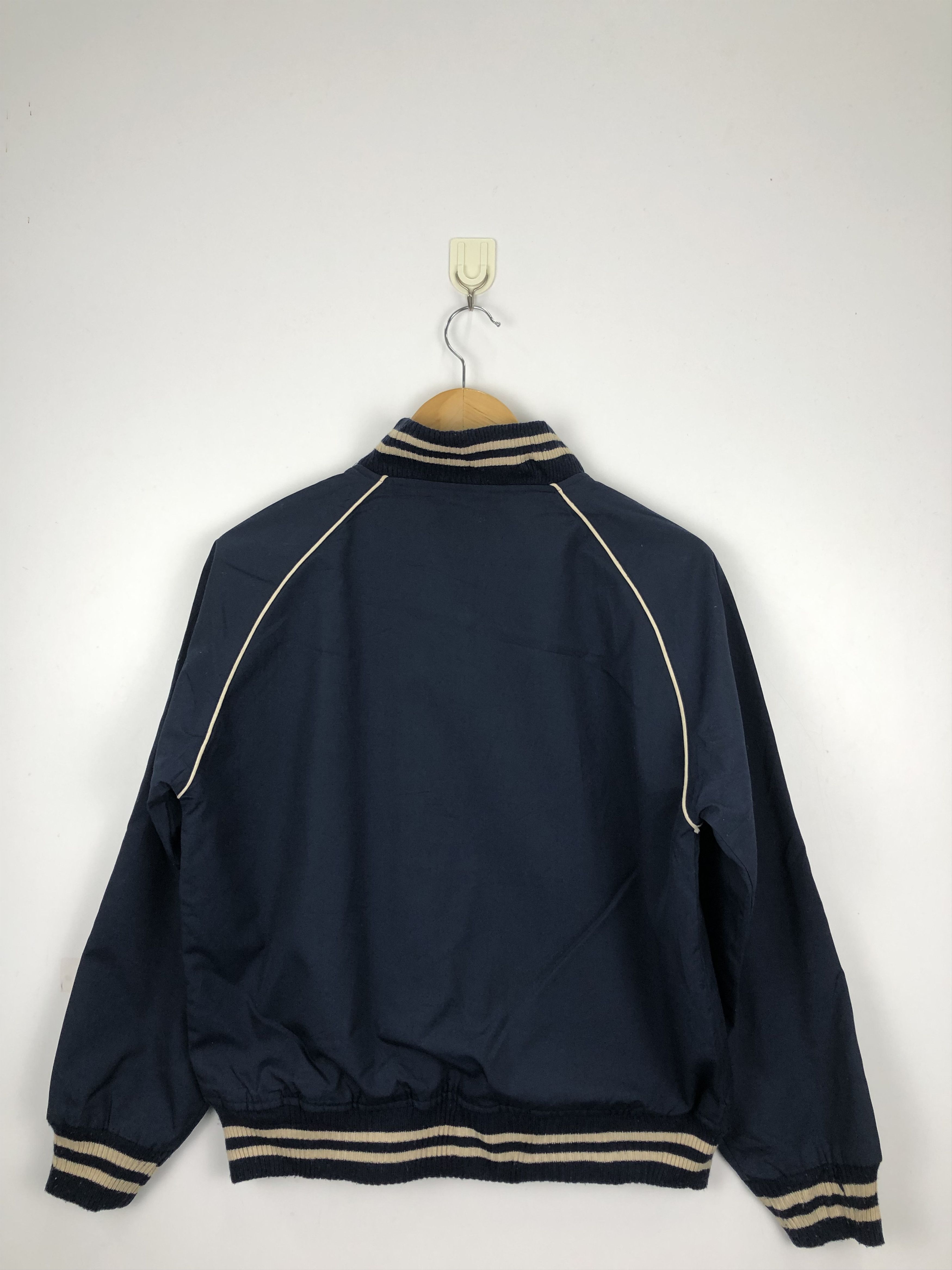 Japanese Brand Vintage 90s Japanese Brand Zipper Wool Denim Jacket V0435 Size US M / EU 48-50 / 2 - 3 Thumbnail