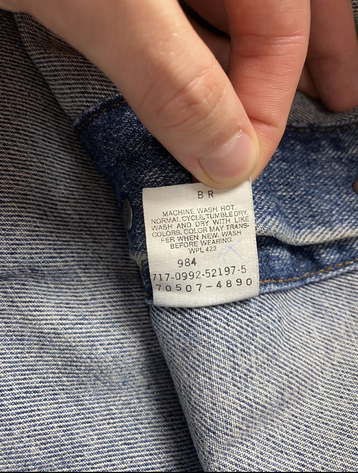 Levi's Made in USA 🇺🇸 Levi’s denim jacket vintage jeans size M Size US M / EU 48-50 / 2 - 10 Thumbnail