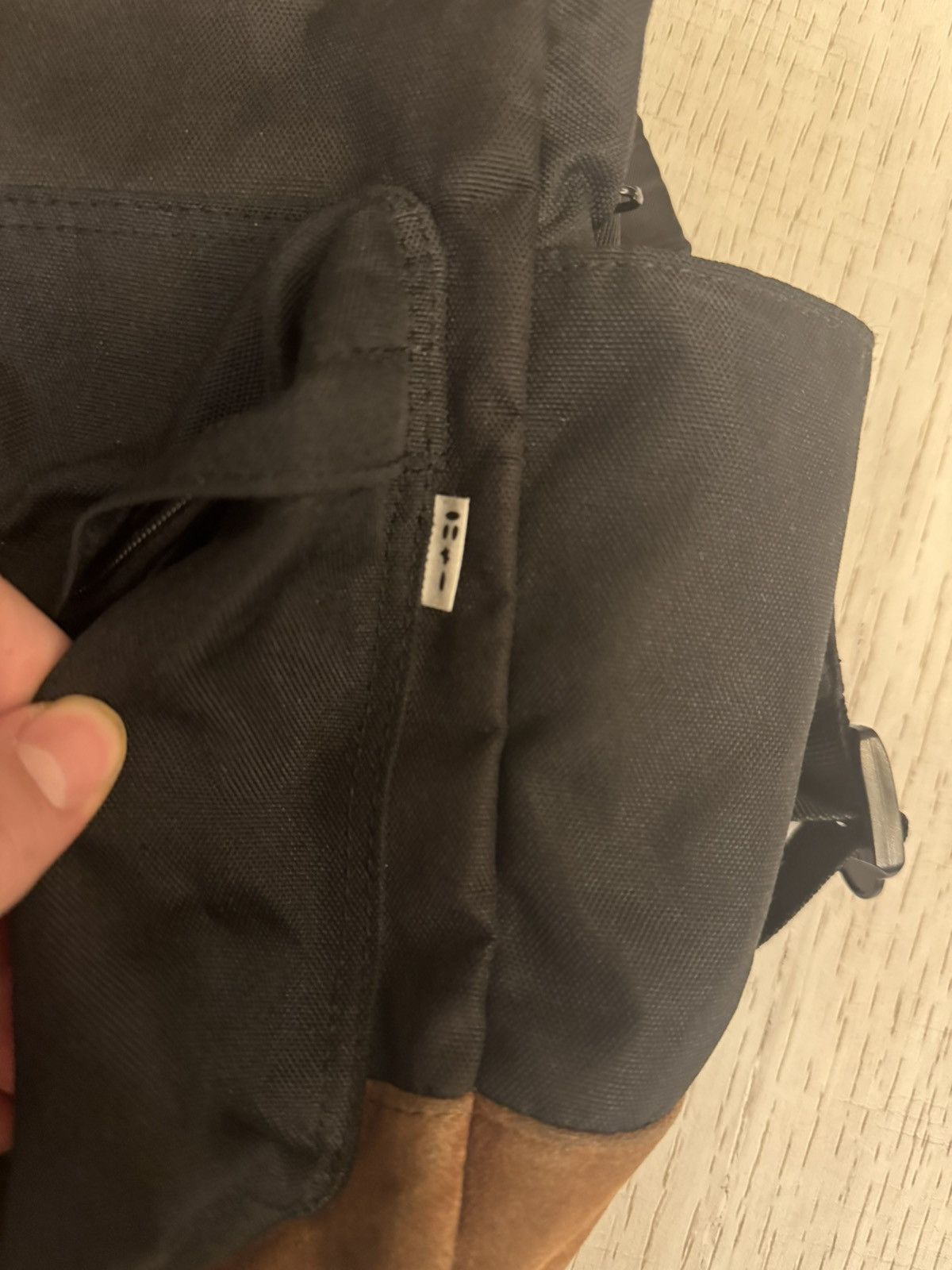 Ne-net issey miyake logo backpack