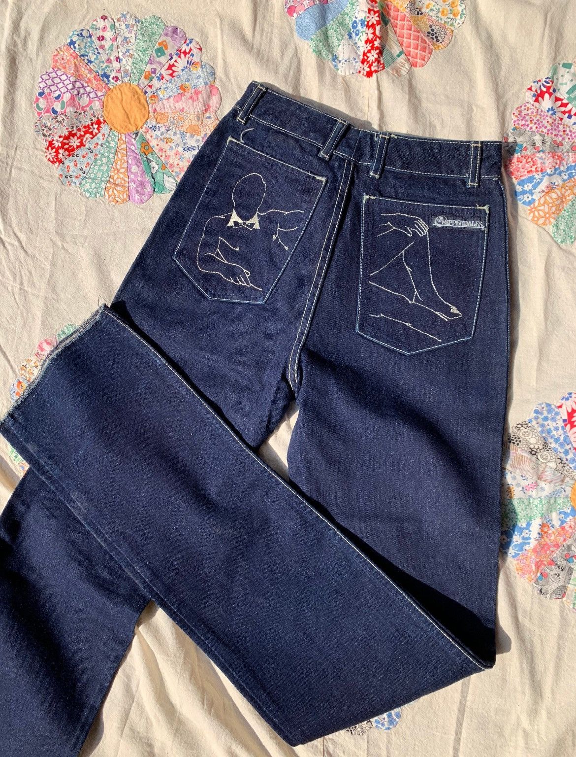 Other SUPER RARE vintage Chippendales Embroidered Jeans Size 28" / US 6 / IT 42 - 5 Thumbnail