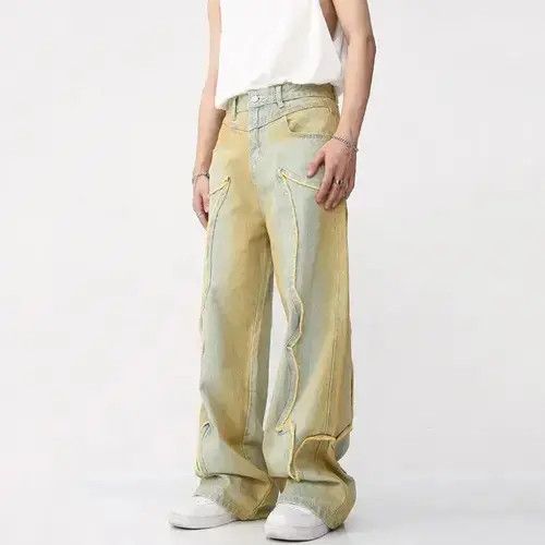 VIBE High Street Male Fashion Vintage Jeans Trendy American Style Size US 32 / EU 48 - 1 Thumbnail