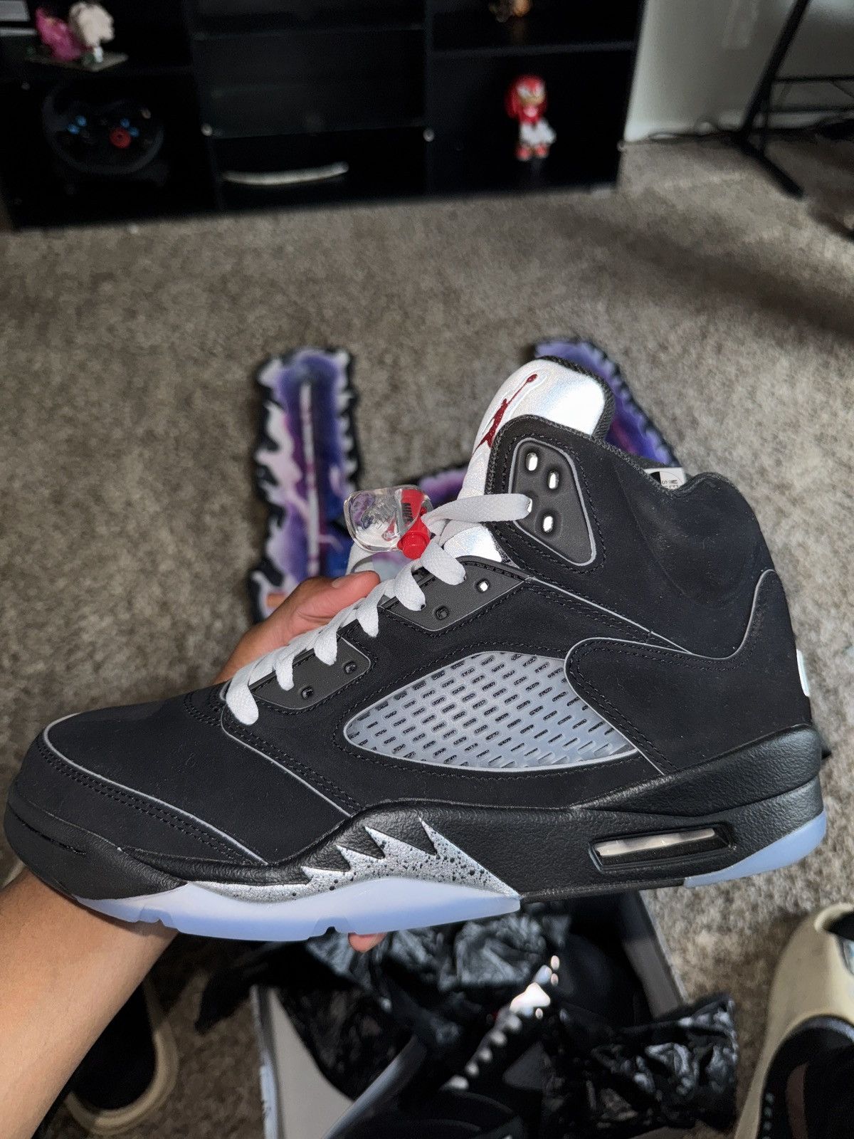 Jordan Brand Retro 5 black metallic reimagined Size US 9.5 / EU 42-43 - 10 Thumbnail