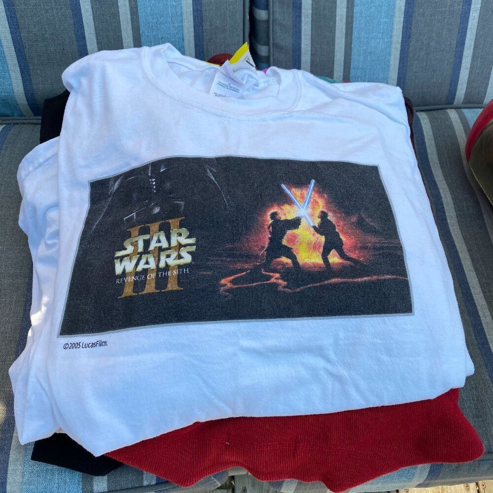 Vintage Star Wars Revenge of the Sith Movie Promo T Shirt L