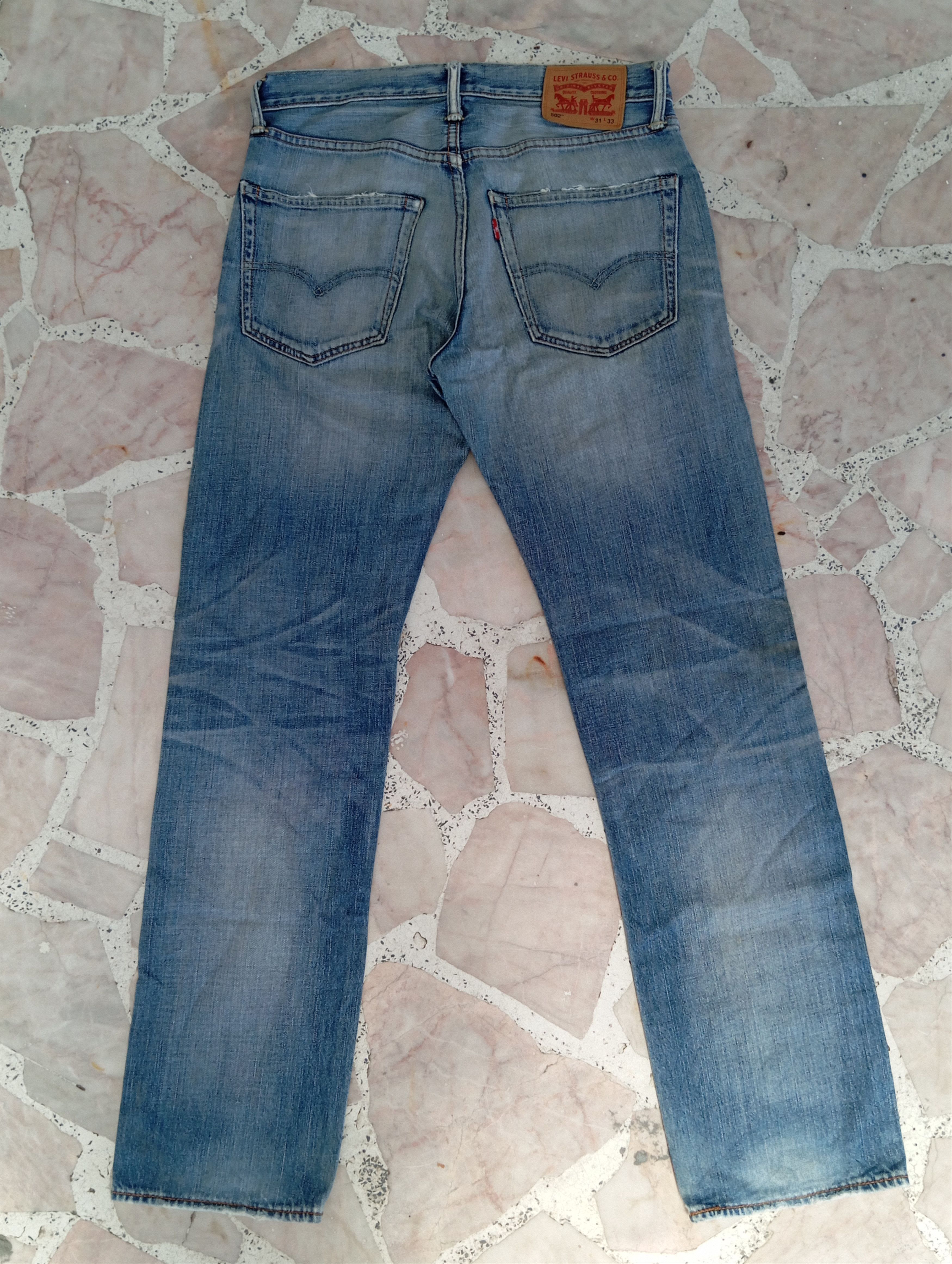 Levi's × Vintage Fair Distressed Levis Vintage Denim light blue with 502 tab Size US 31 - 7 Thumbnail