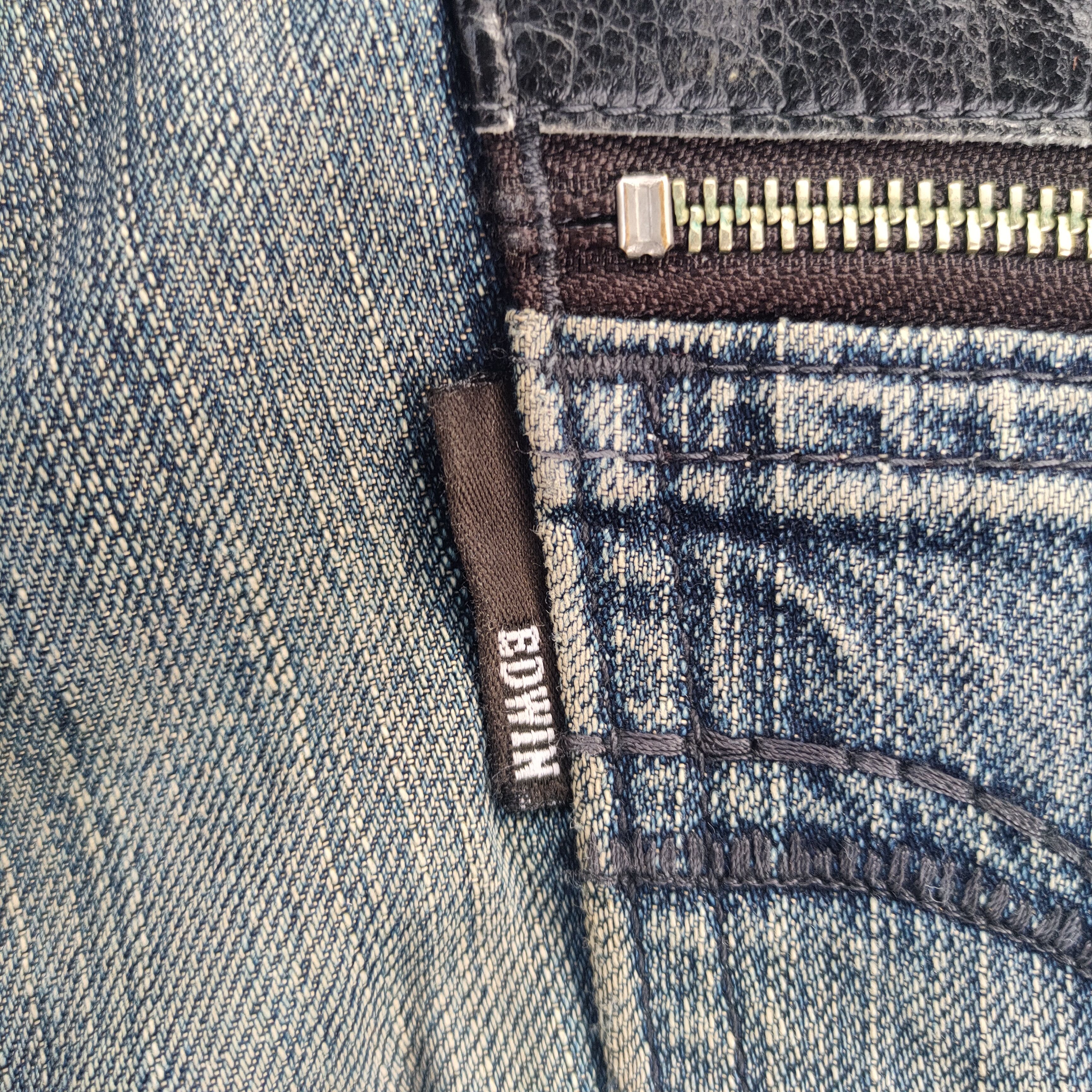 Edwin × Jean × Vintage VINTAGE EDWIN FLARE RIPPED FADED JEANS DENIM PANTS Size US 34 / EU 50 - 14 Thumbnail
