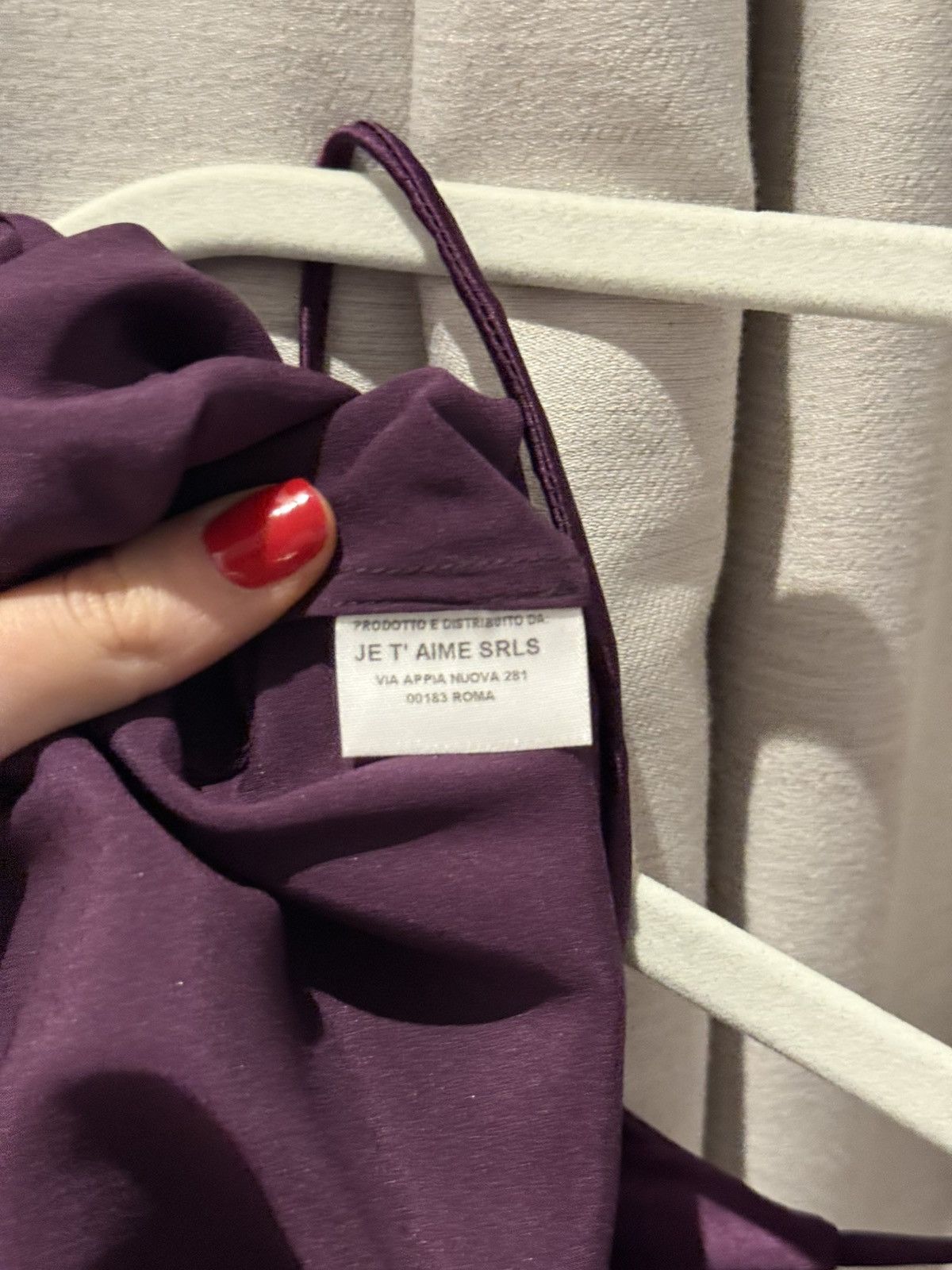 Other Silk Purple Midi Dress Size S / US 4 / IT 40 - 4 Thumbnail