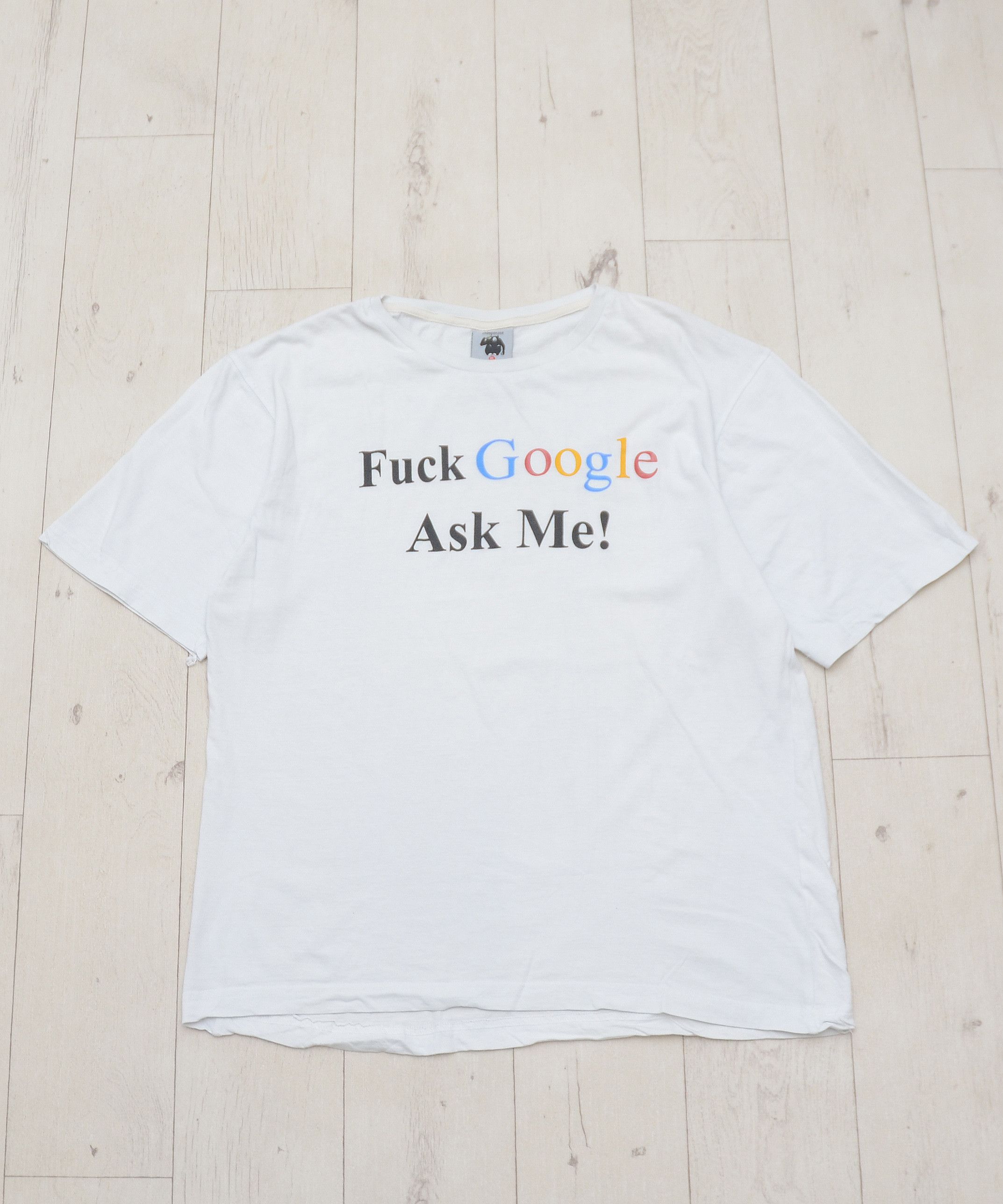 Vintage Vintage Y2K ADULT “ Fuck Google Ask Me “ Buymypiece Tee Size US XL / EU 56 / 4 - 1 Thumbnail