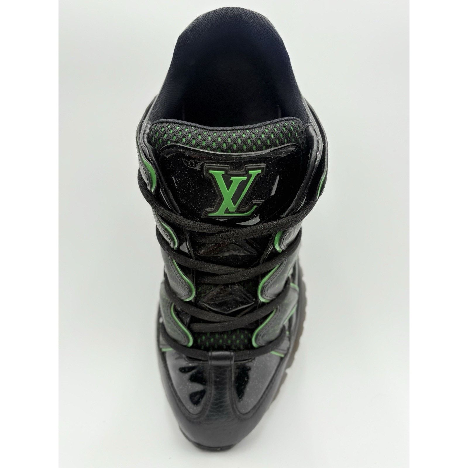 Louis Vuitton Louis Vuitton Digital Zig Zag Sneaker ' Black Green ' Size US 9 / EU 42 - 11 Thumbnail