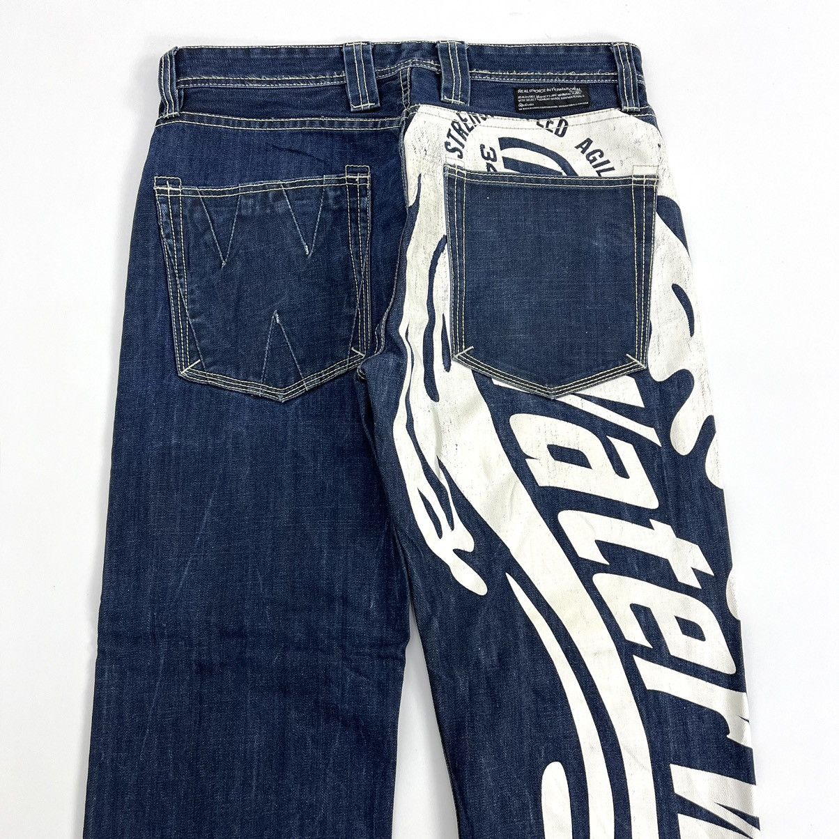 Japanese Brand × Vintage RealBvoice Daicock Printed Denim Pants Size US 33 - 4 Thumbnail