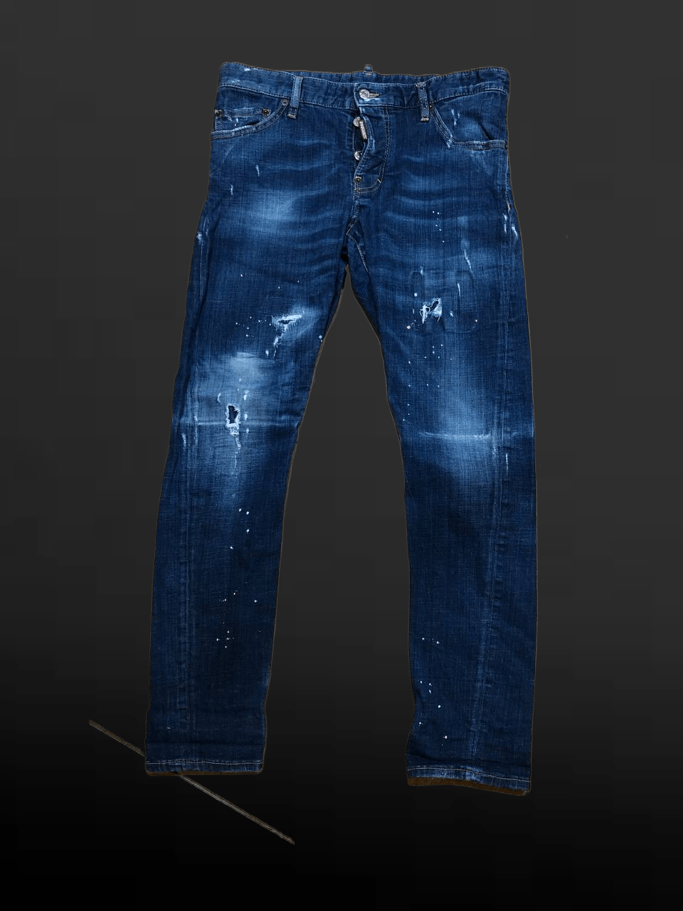 Dsquared2 Dsquared2 Distressed Jeans Slim Blue Ripped Stretch Size US 32 / EU 48 - 1 Thumbnail
