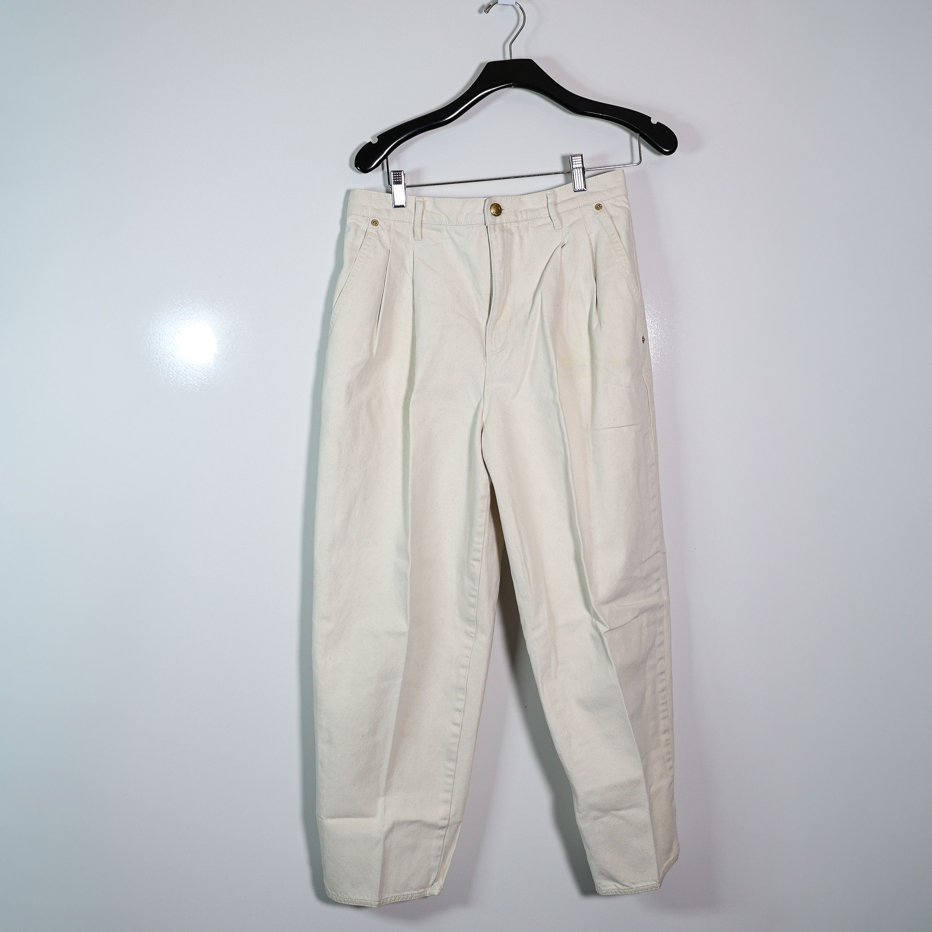 Tory Burch Tory Burch Cotton Pleated Front Straight Size 28" / US 6 / IT 42 - 1 Thumbnail