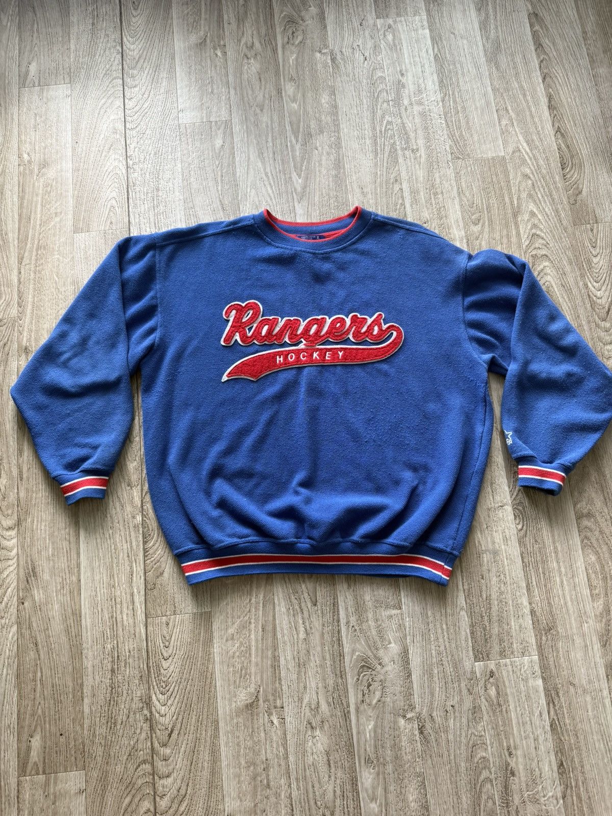 Starter Vintage New York Rangers Starter Sweater Size US XL / EU 56 / 4 - 1 Thumbnail