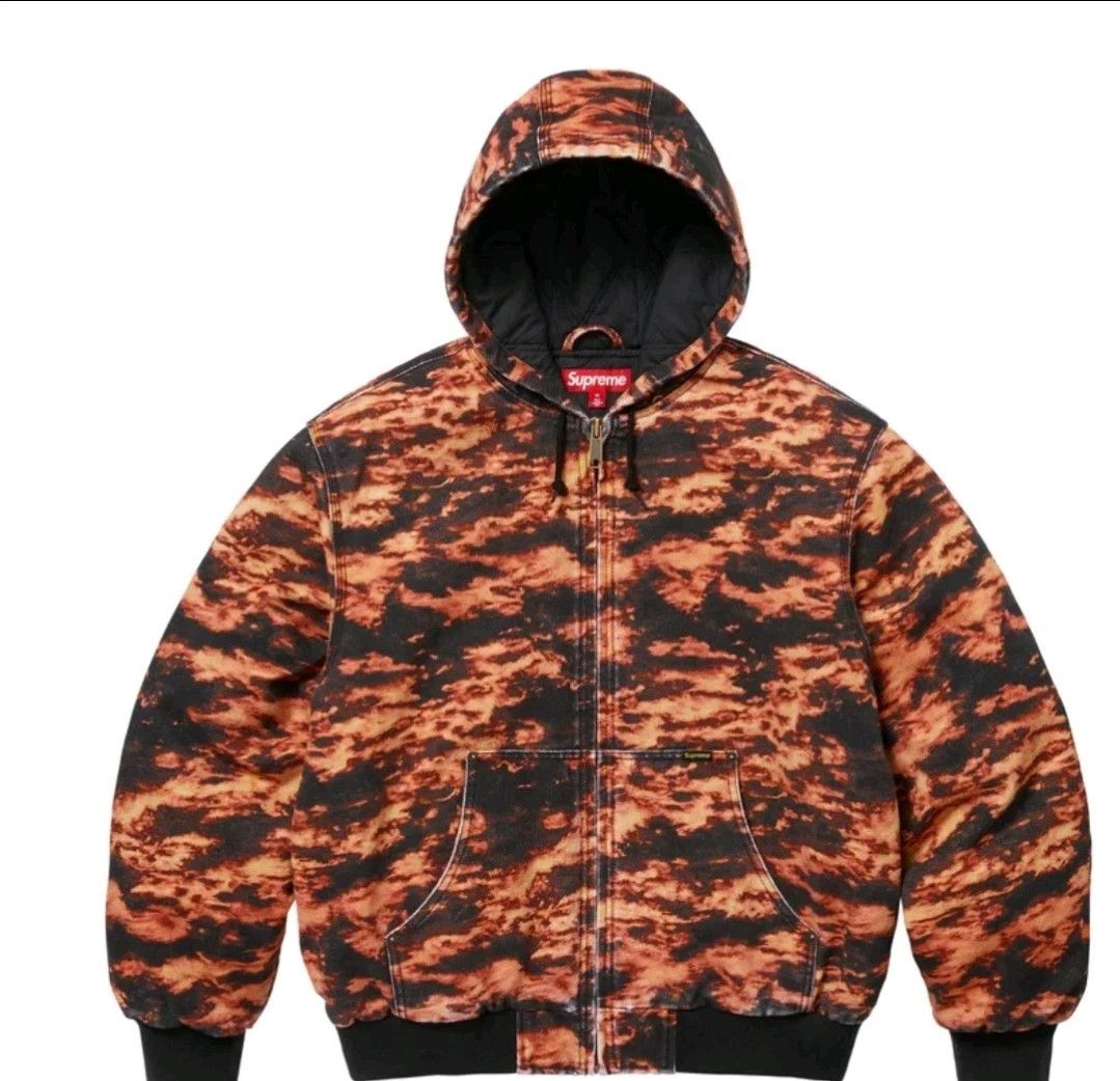 Supreme Supreme AOI Embroidered Hooded Work Jacket Size US M / EU 48-50 / 2 - 3 Thumbnail