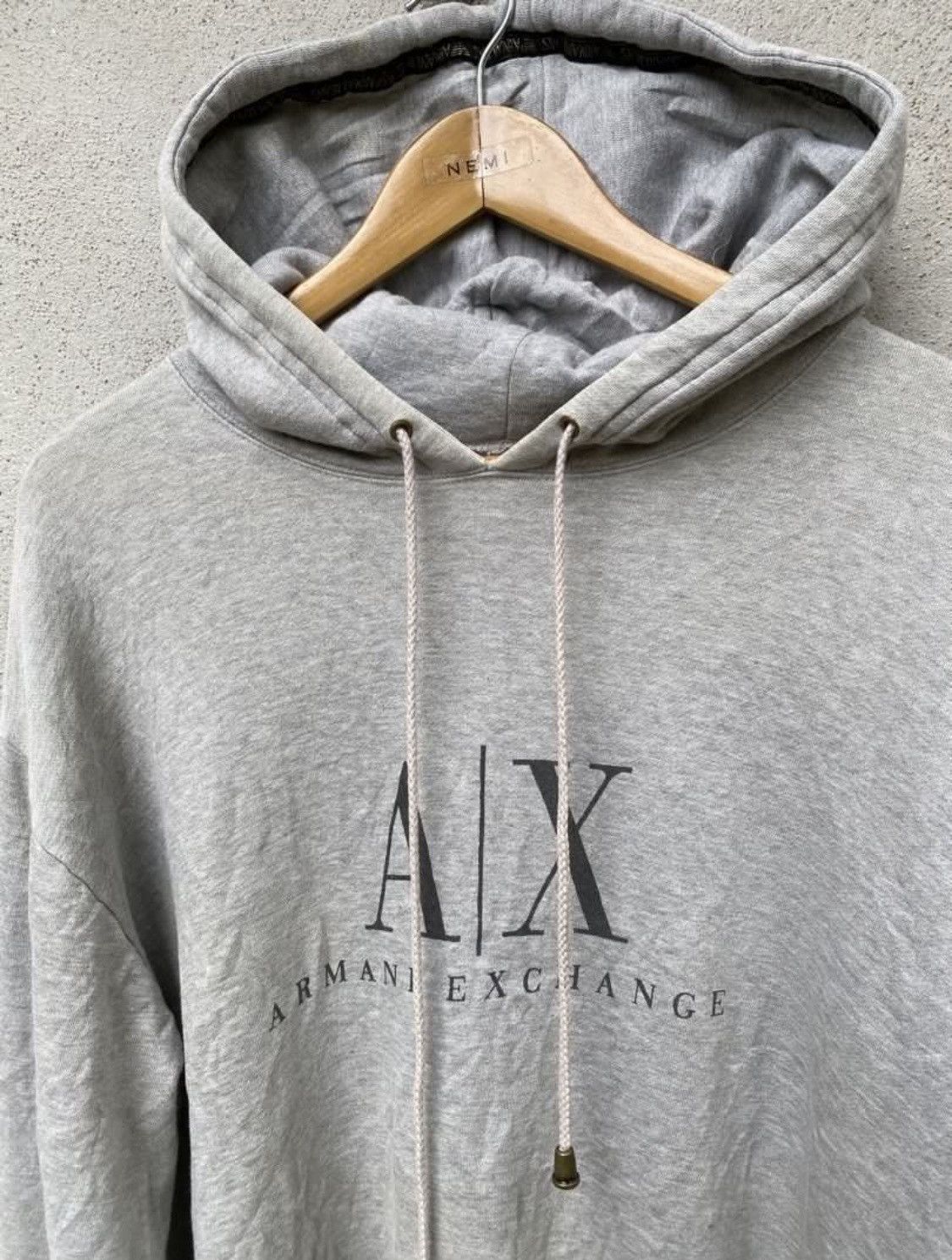 Armani Exchange Vintage Armani Exchange hoodie bruce weber photo print Size US L / EU 52-54 / 3 - 7 Thumbnail