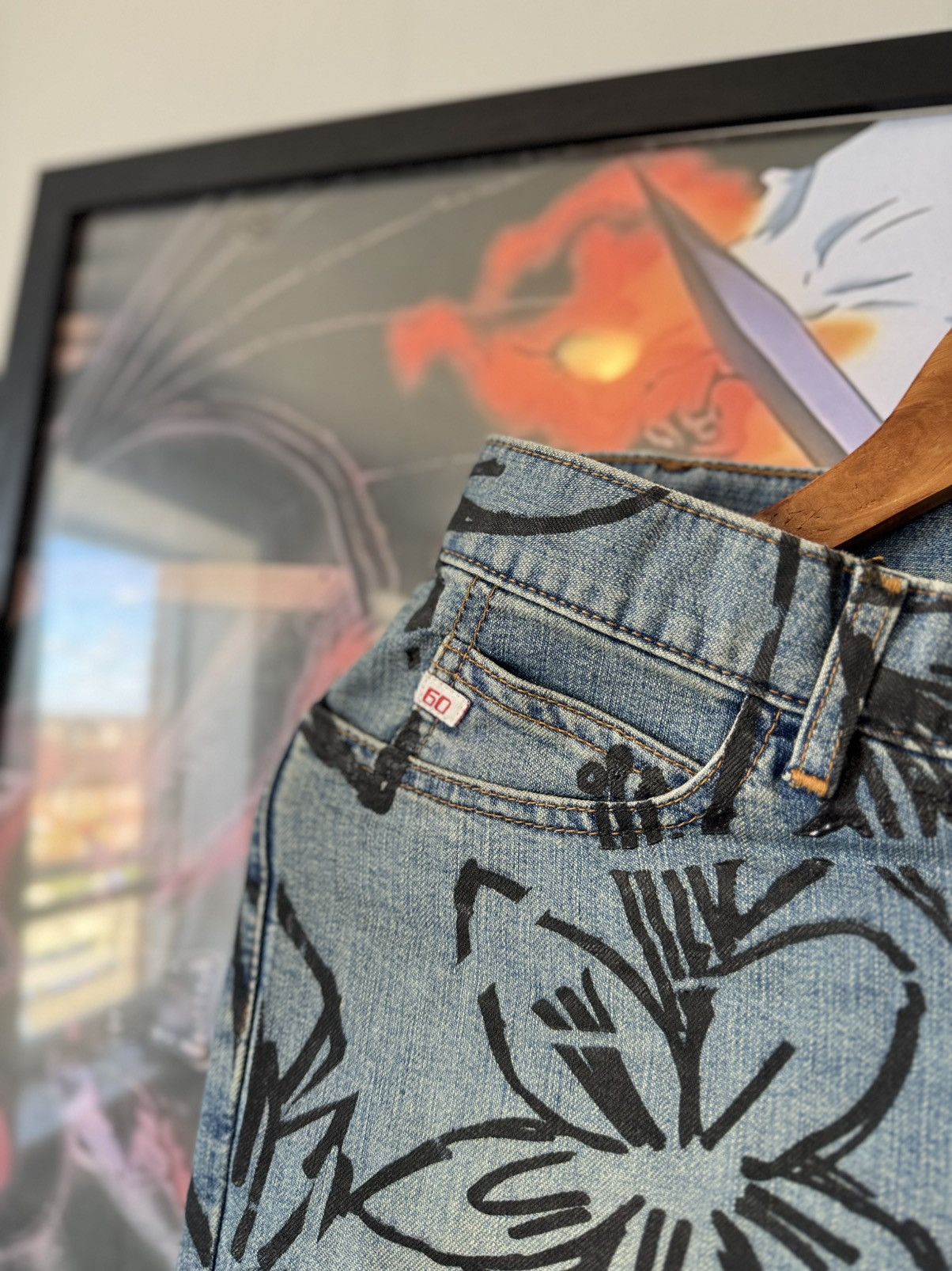 Miss Sixty Vintage Miss Sixty Jeans Flared Distressed 00s Low Rice Size 27" / US 4 / IT 40 - 5 Thumbnail