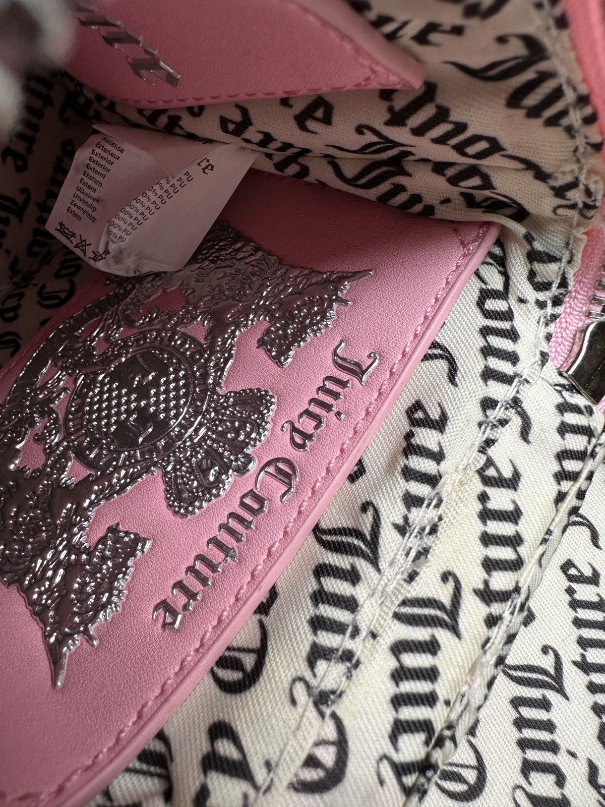 Juicy Couture JUICY COUTURE Melanie Diamante Crystal Pink Crossbody Bag Size ONE SIZE - 6 Thumbnail