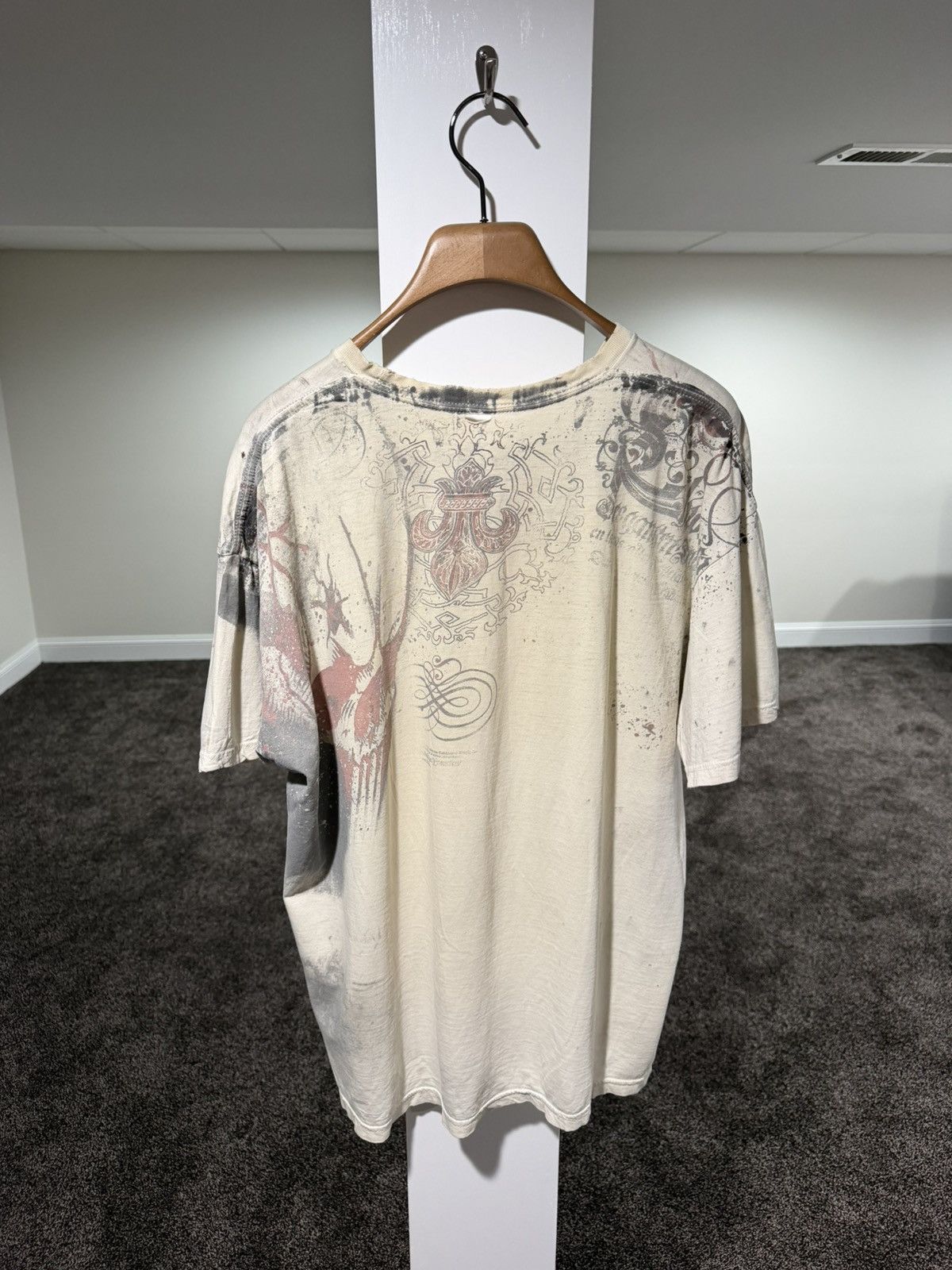 Vintage Vintage Y2K Original Trade Mark Grey Star Grunge T-Shirt Size US XL / EU 56 / 4 - 2 Thumbnail
