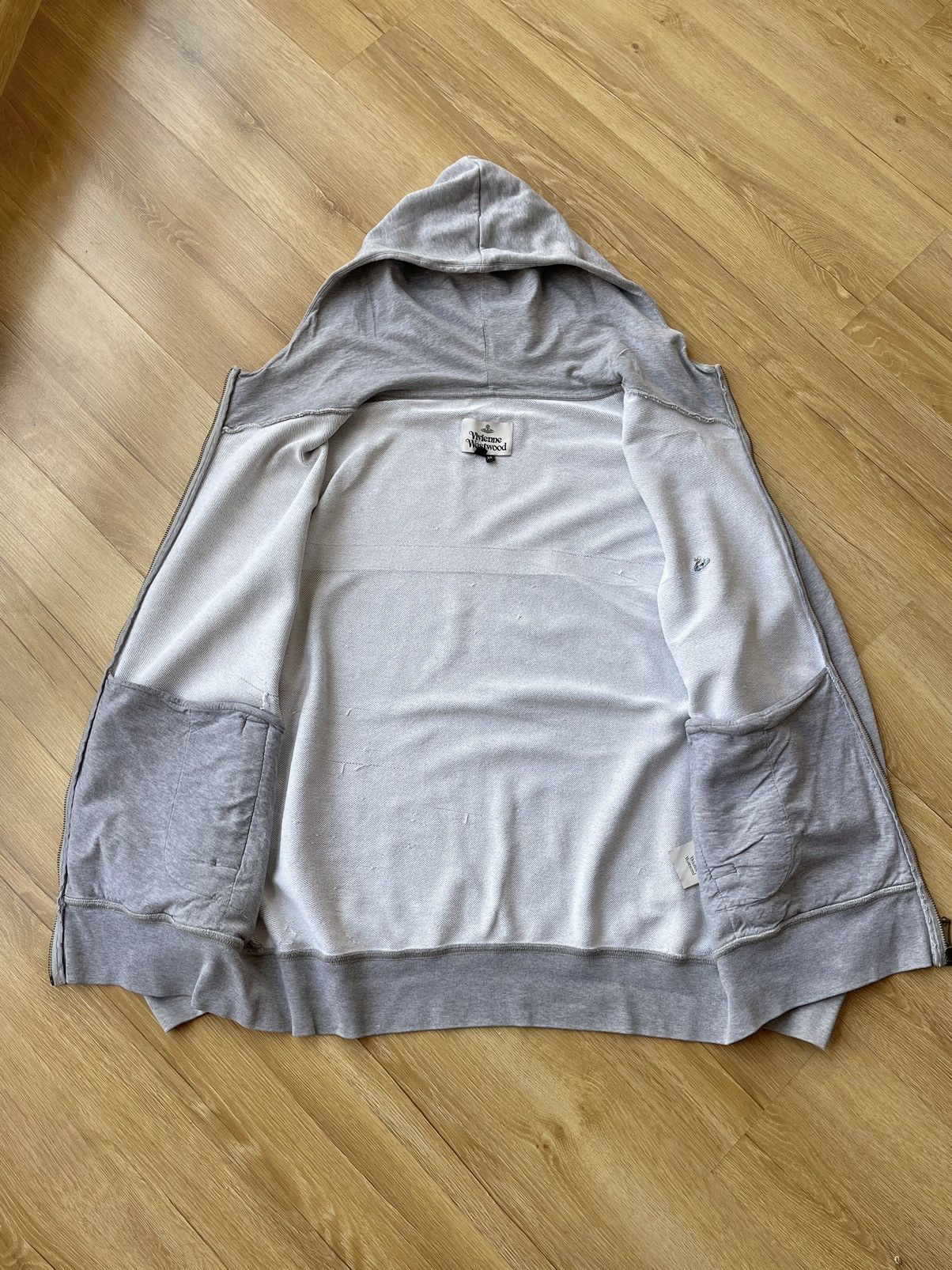 Vivienne Westwood Vivienne Westwood Anglomania Zip Up Hoodie Orb Logo Y2K Size US XL / EU 56 / 4 - 8 Thumbnail