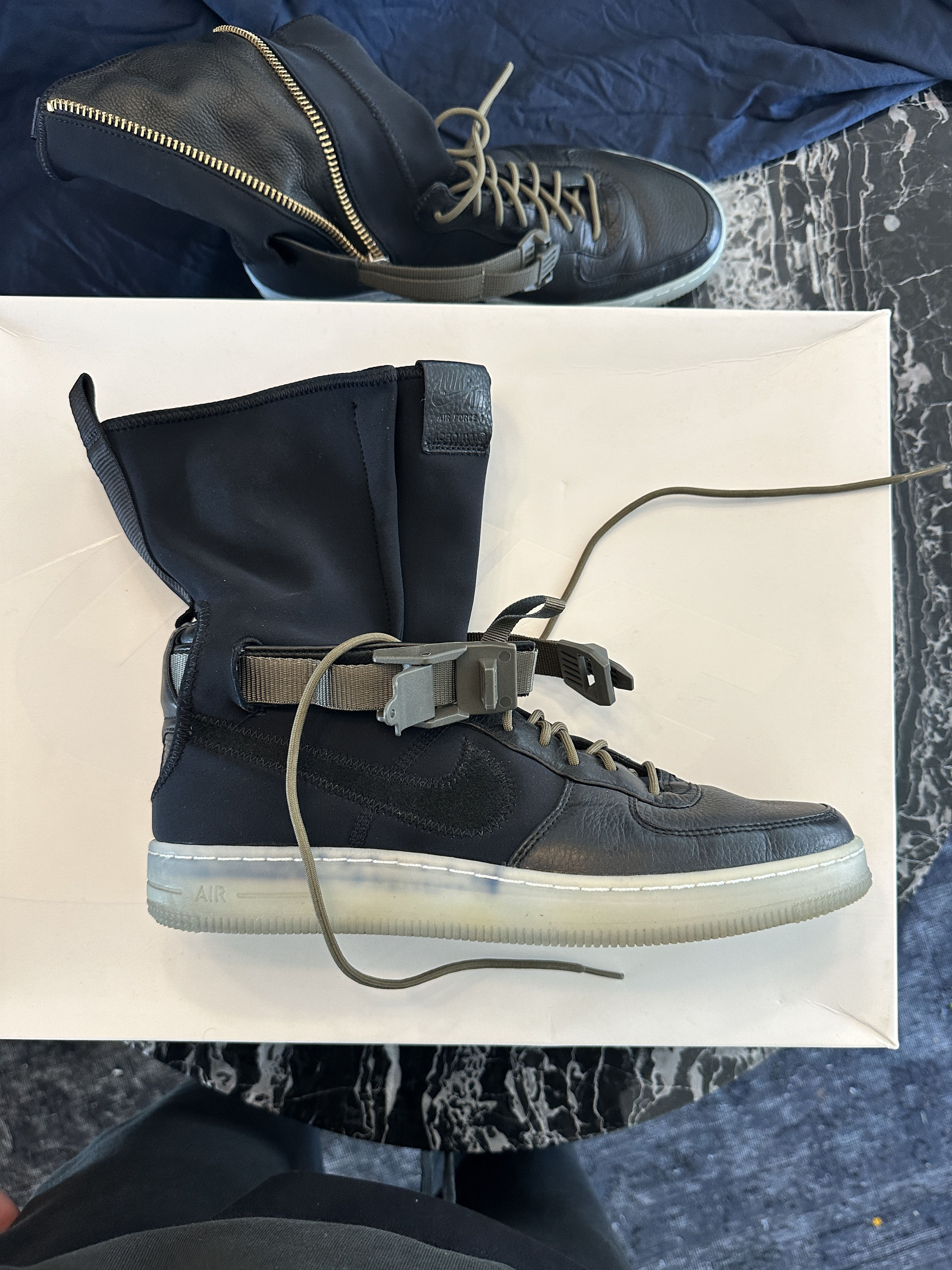 Acronym × Nike Nike Air Force 1 Downtown - High Top/Boot Size US 9.5 / EU 42-43 - 1 Thumbnail