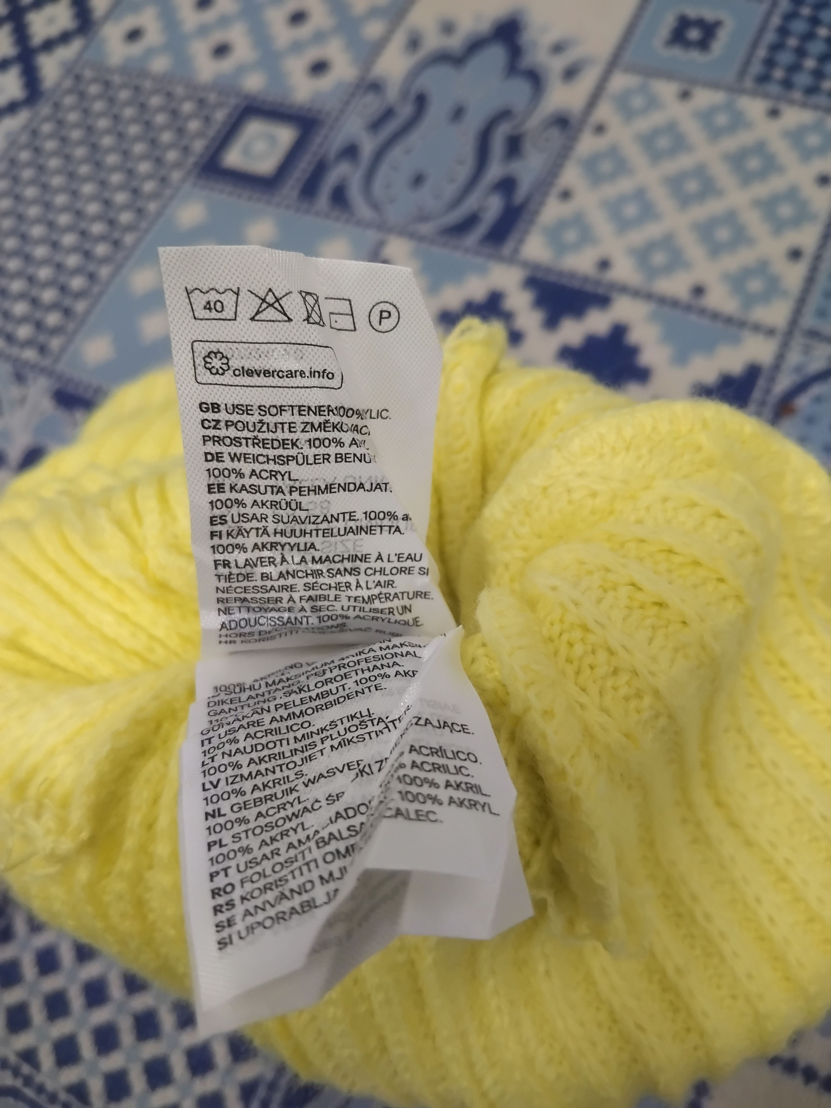 H&M 💥H&M yellow Beanie Size ONE SIZE - 3 Thumbnail